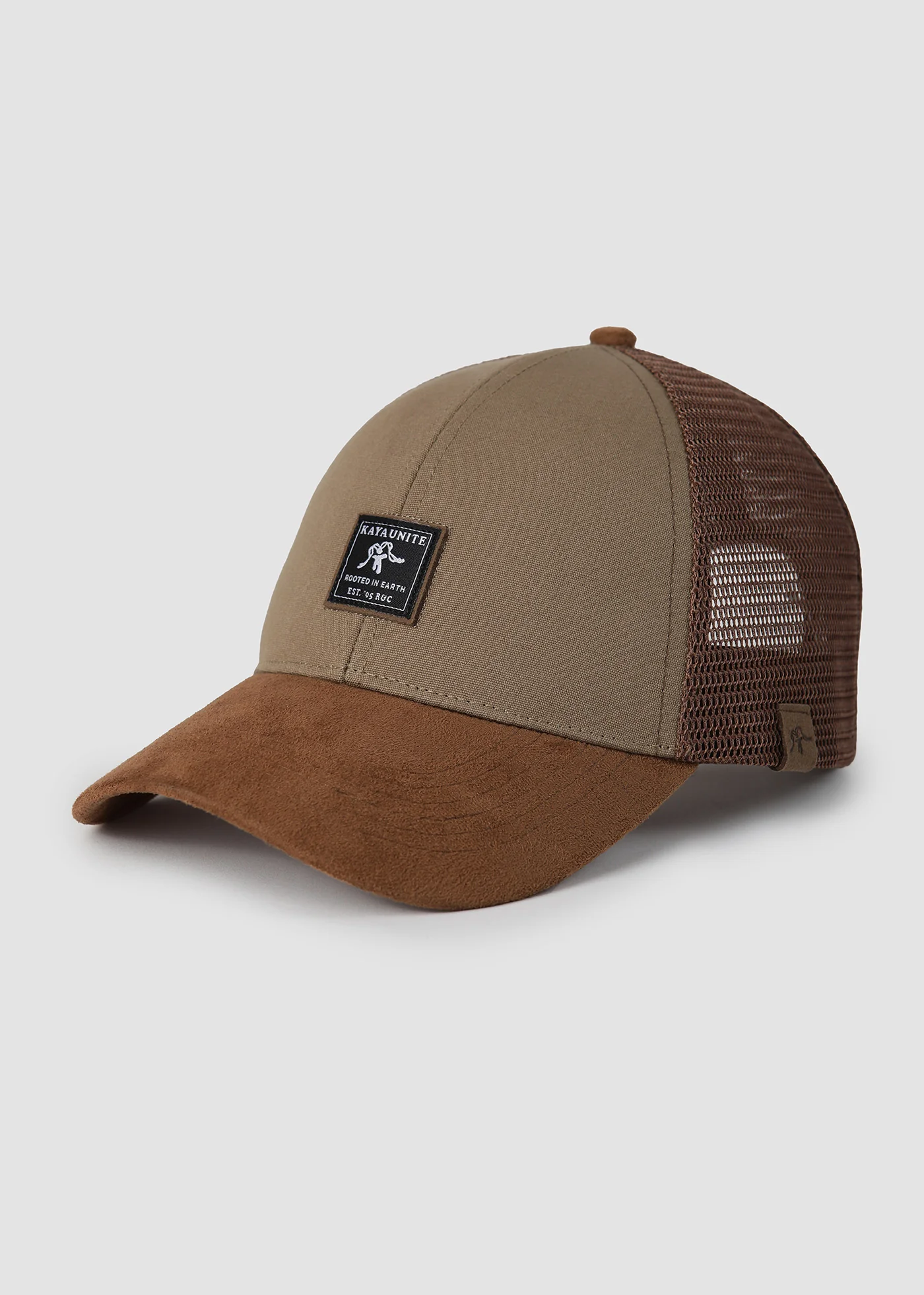 Gorro Jockey Suede Trucker Logo - Camel - Image 2
