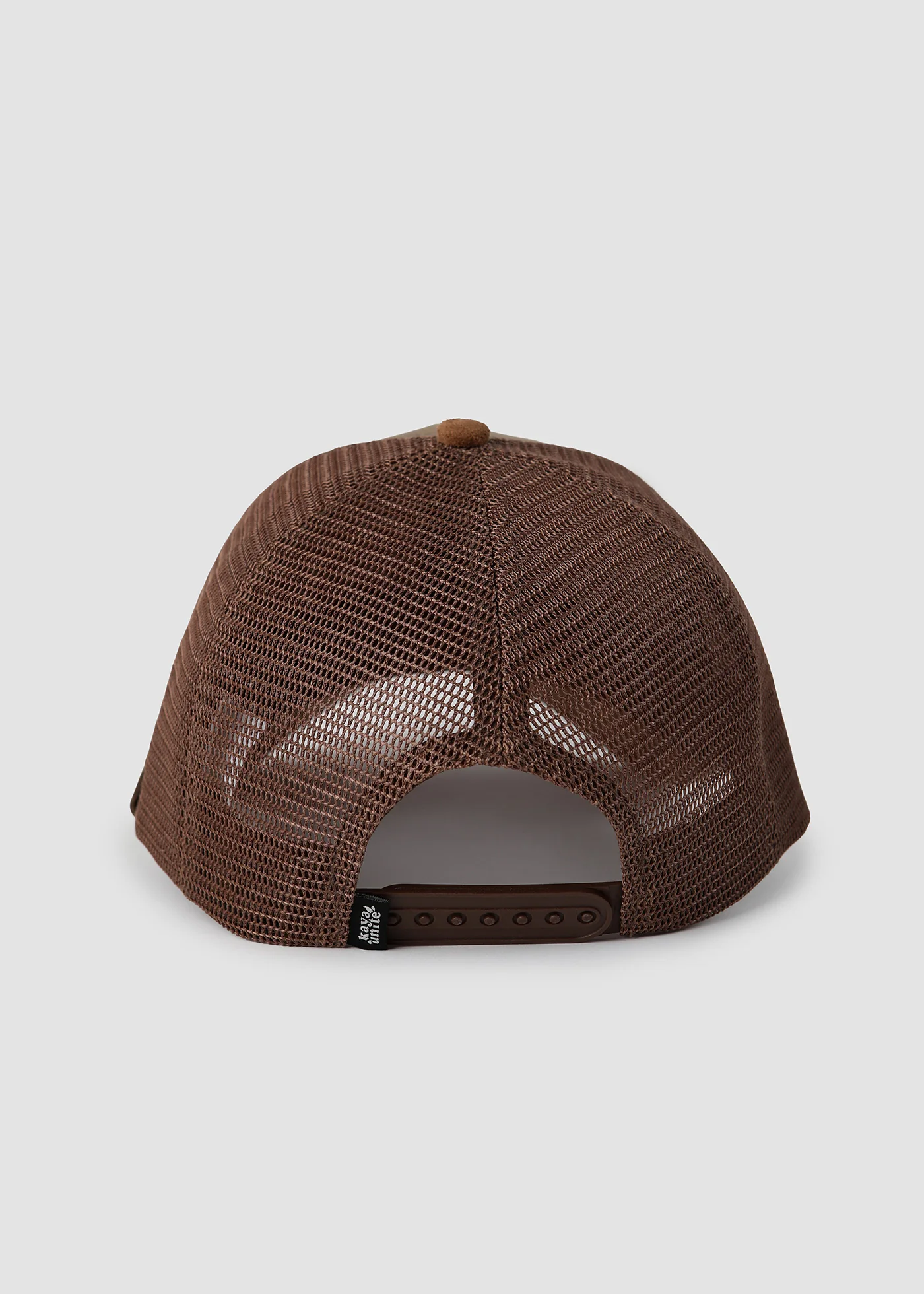 Gorro Jockey Suede Trucker Logo - Camel - Image 3