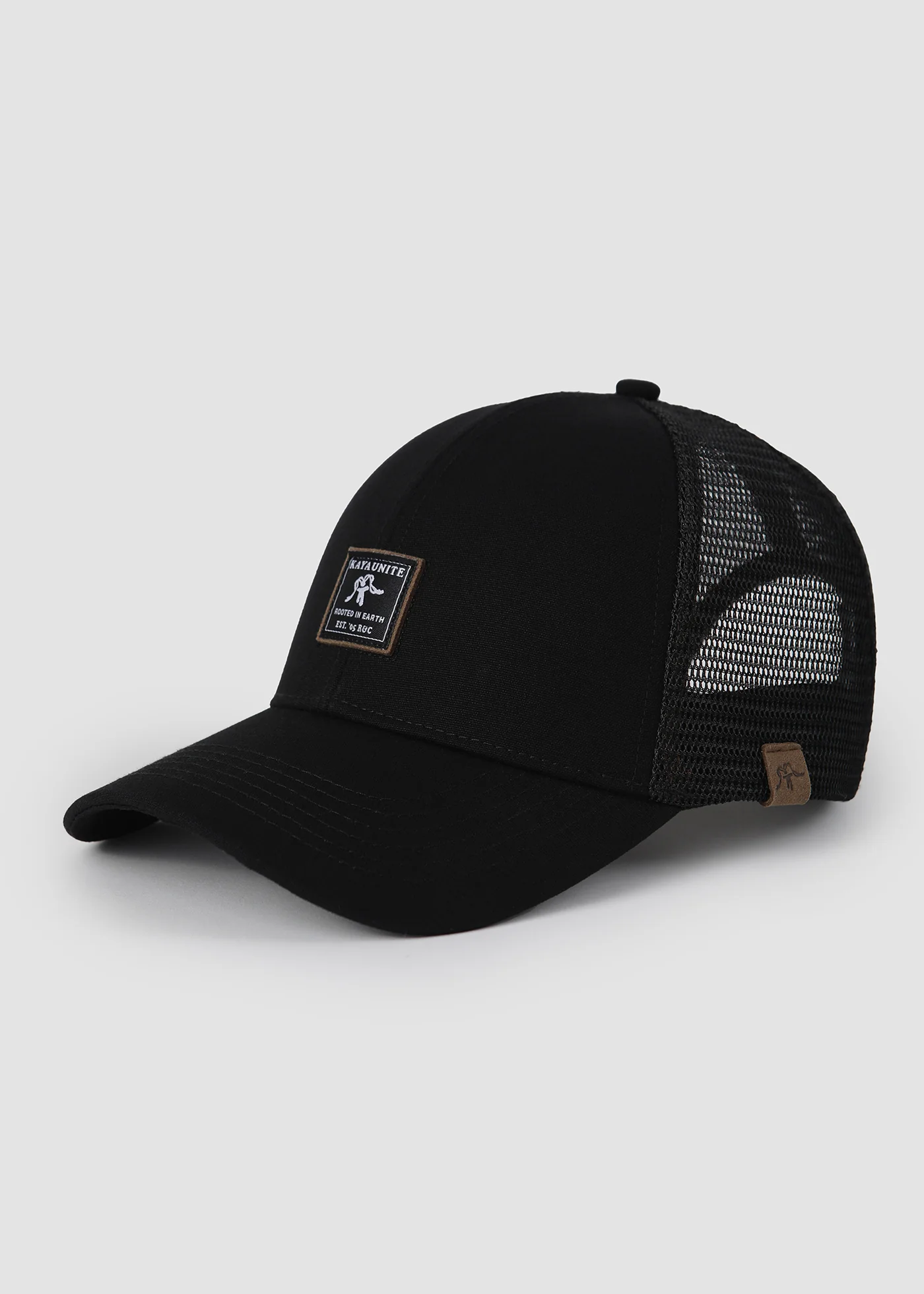 Gorro Jockey Suede Trucker Logo - Negro - Image 2