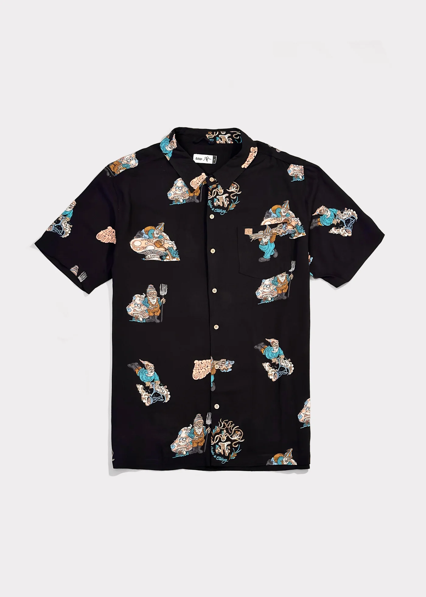 Guayabera Garden Black