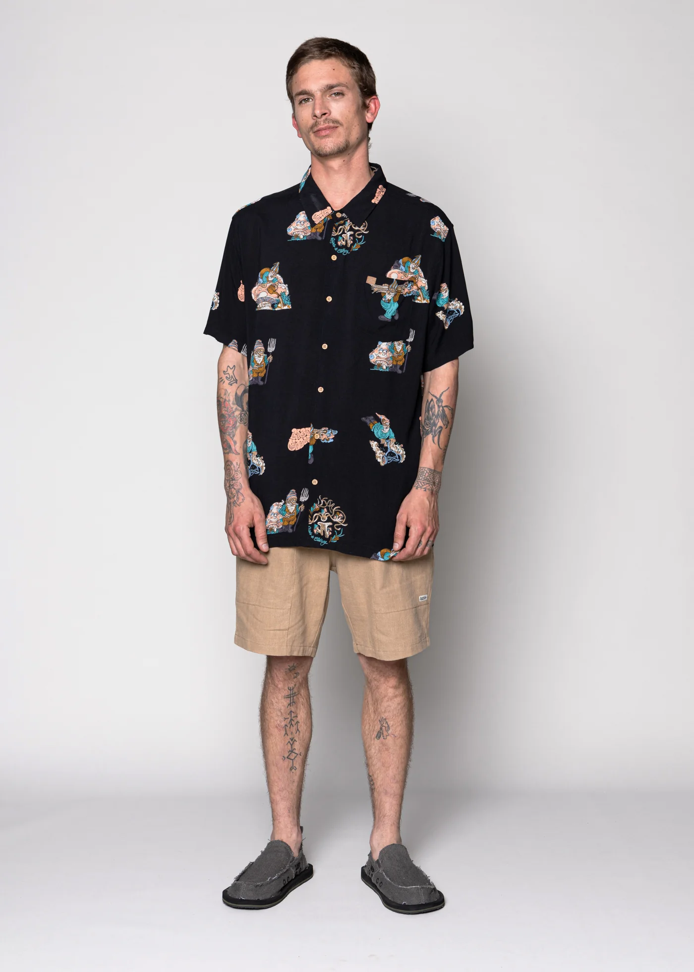 Guayabera Garden Black - Image 2