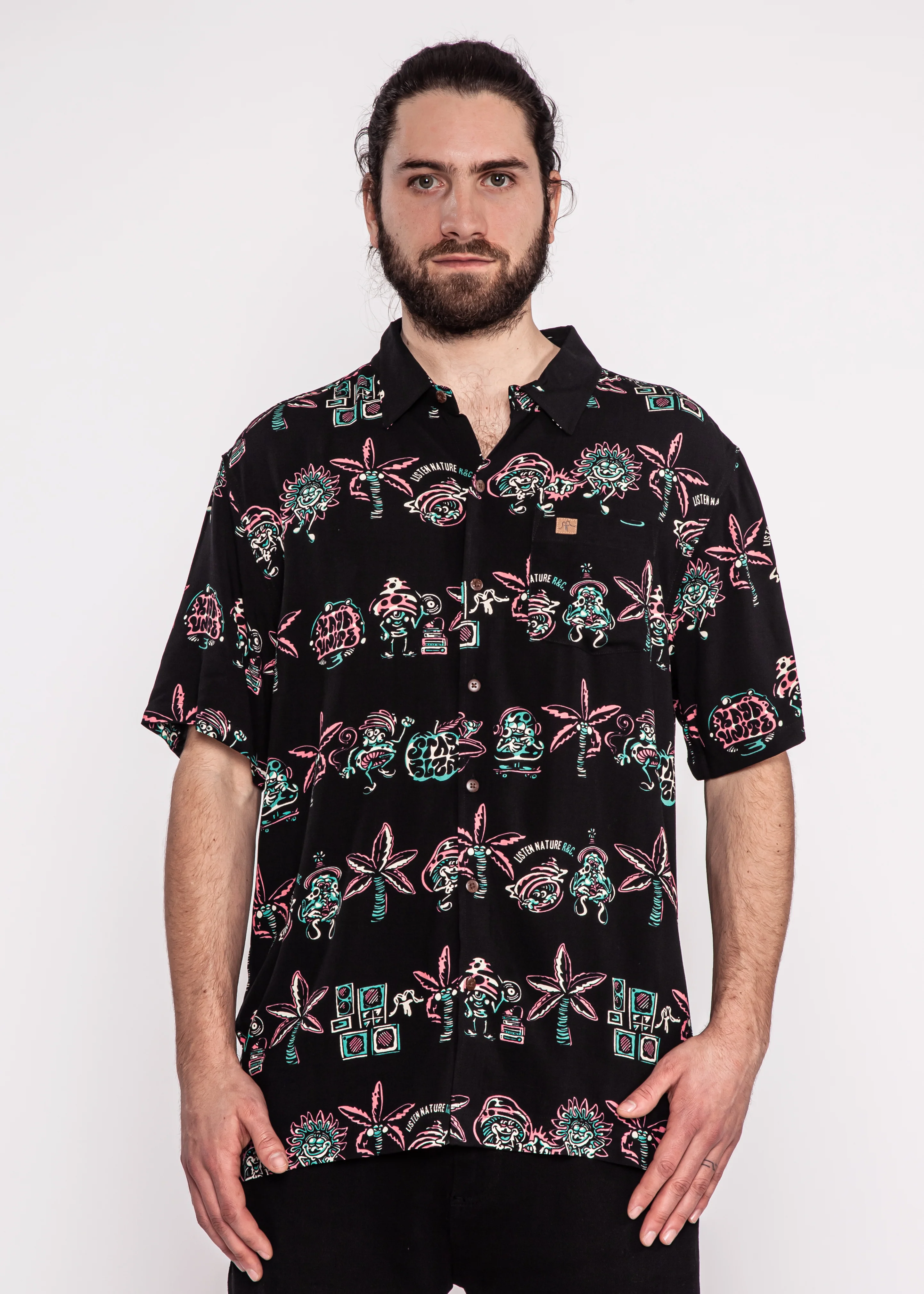 Guayabera Moody Black