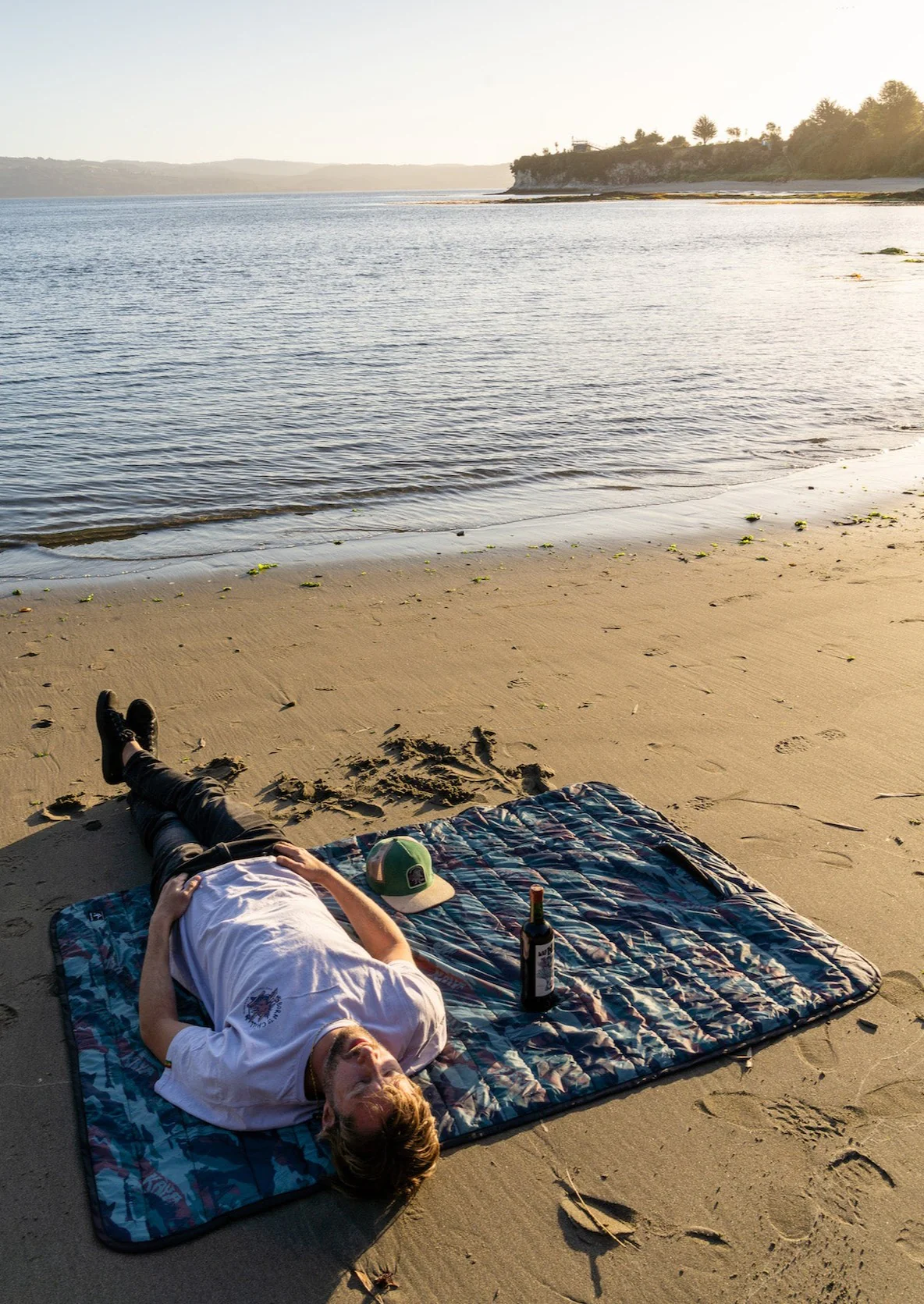 Manta Nylon Picnic Indian - Teal - Image 2