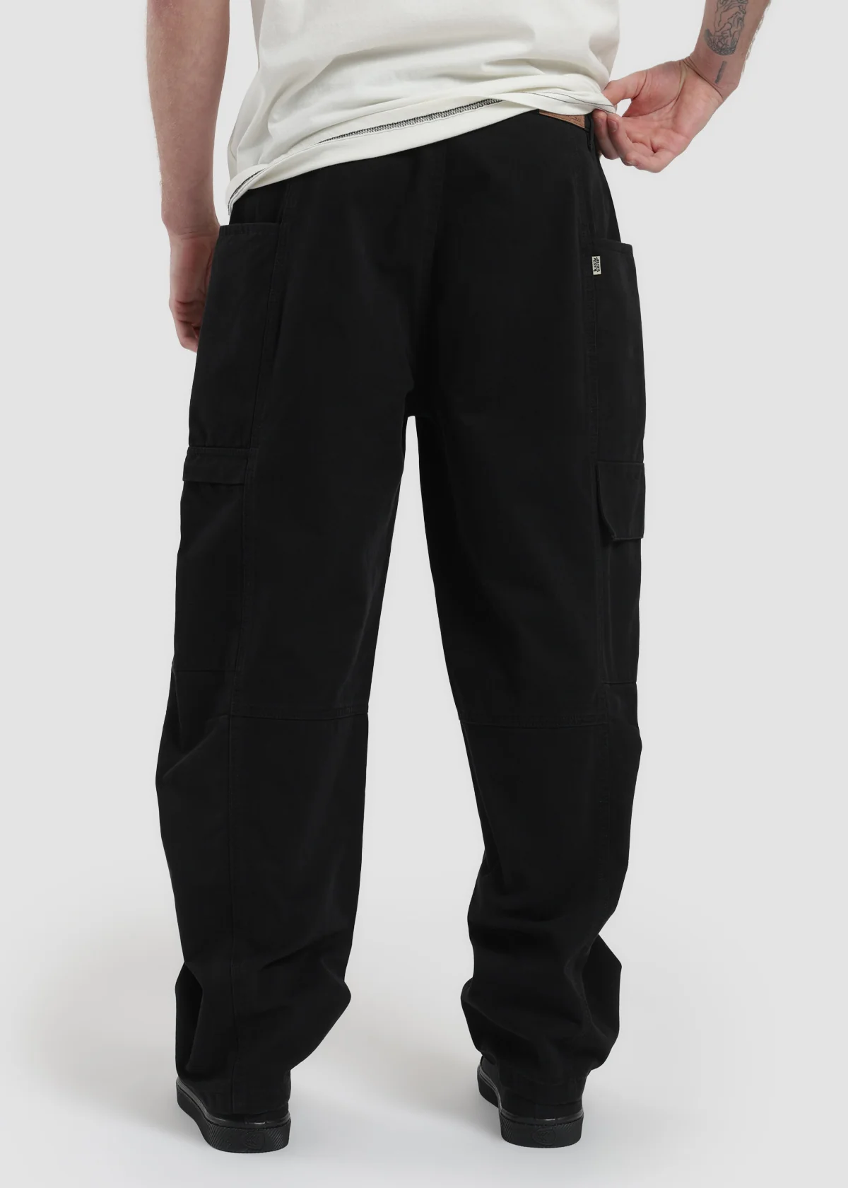 Pantalón Baggy Hombre - Negro - Image 3