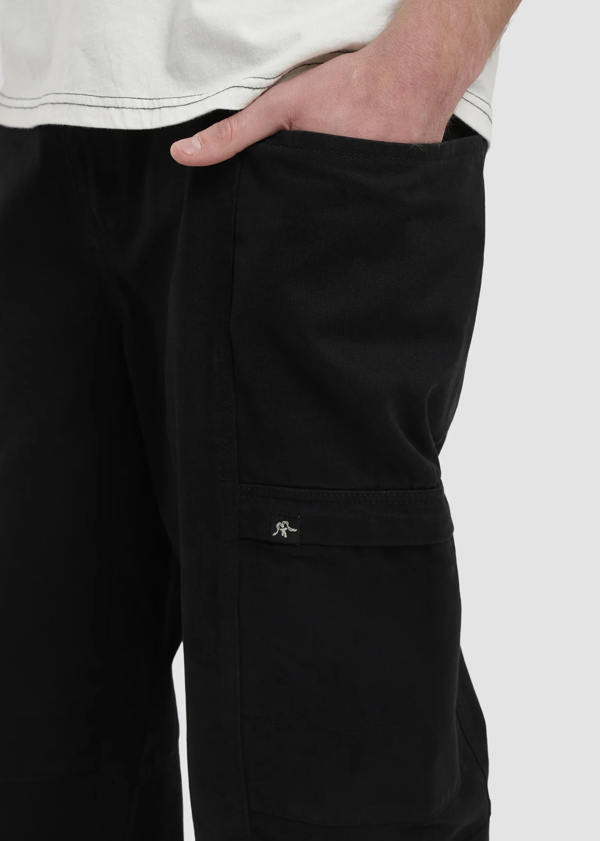 Pantalón Baggy Hombre - Negro - Image 4