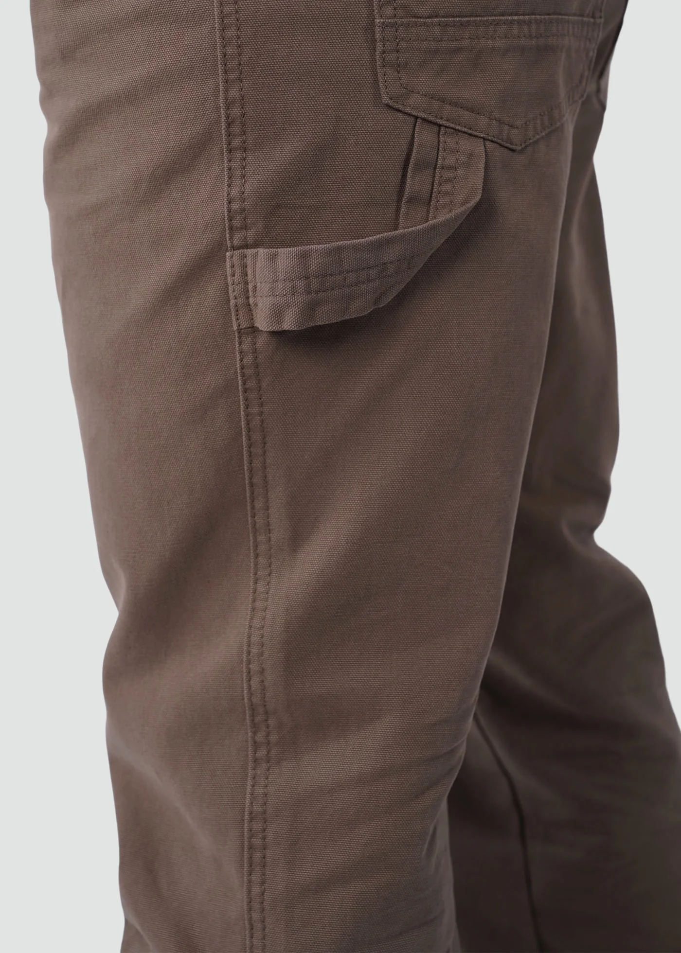 Pantalón Carpintero Recto Algodón Hombre - Café - Image 5