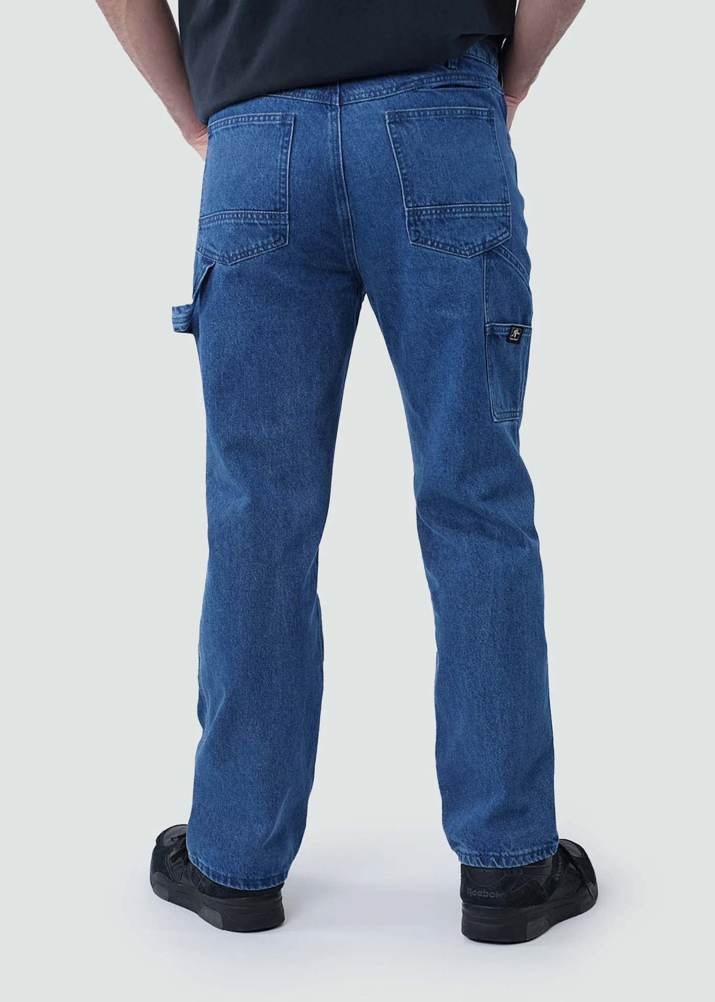 Pantalón Carpintero Recto Algodón Hombre - Denim - Image 5