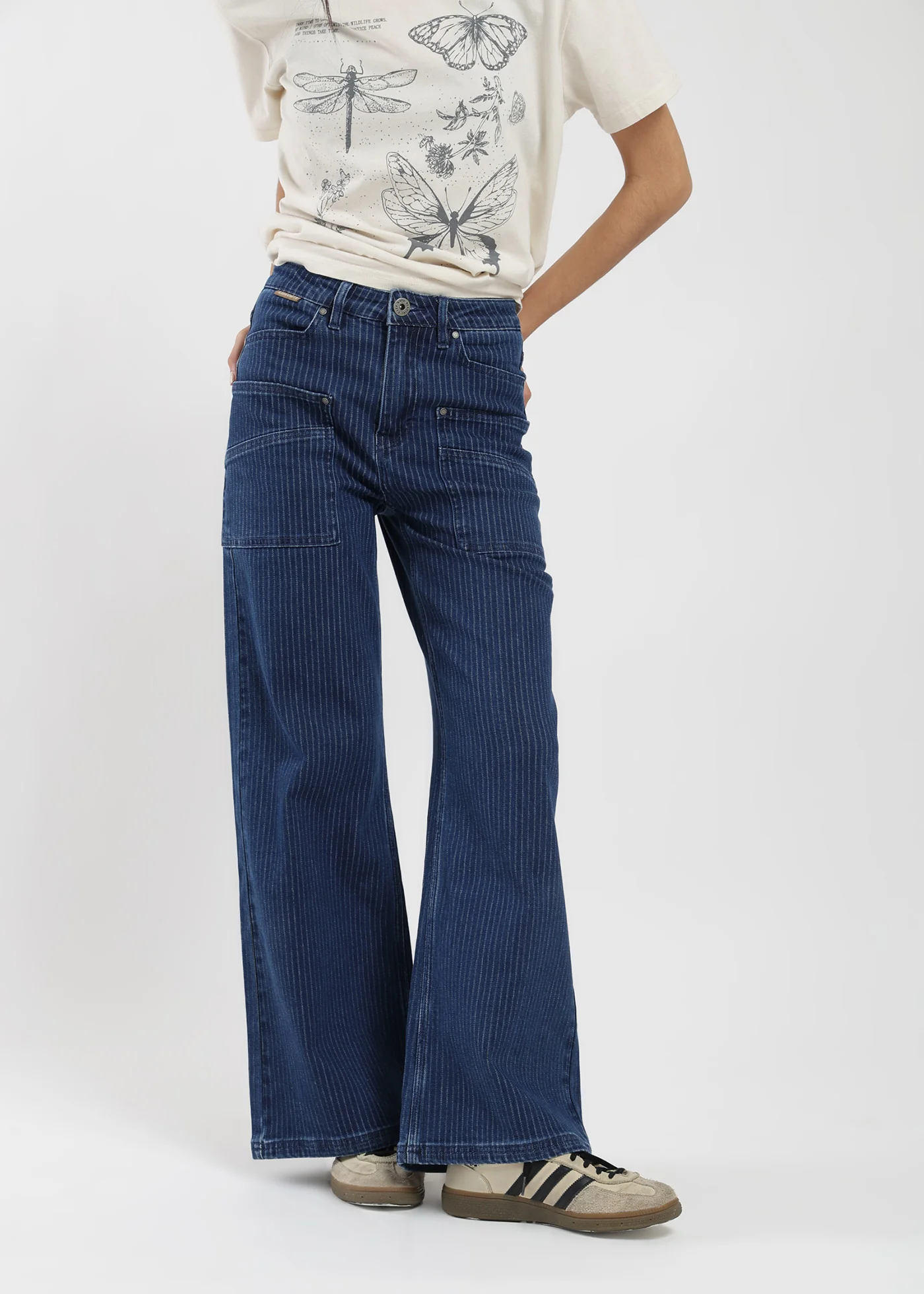Pantalón Pata Ancha Algodón Mujer - Image 5