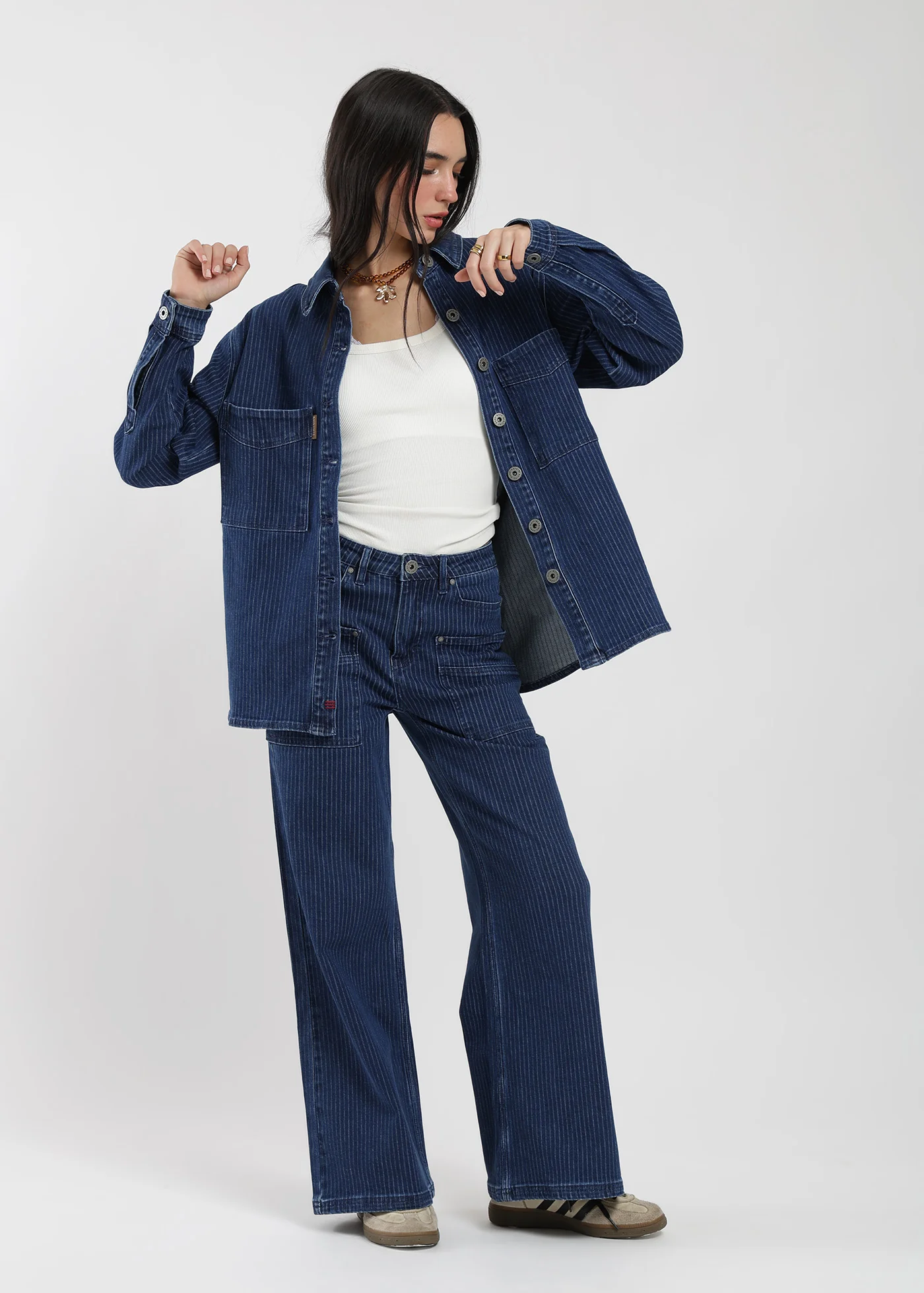 Pantalón Pata Ancha Algodón Mujer - Image 6