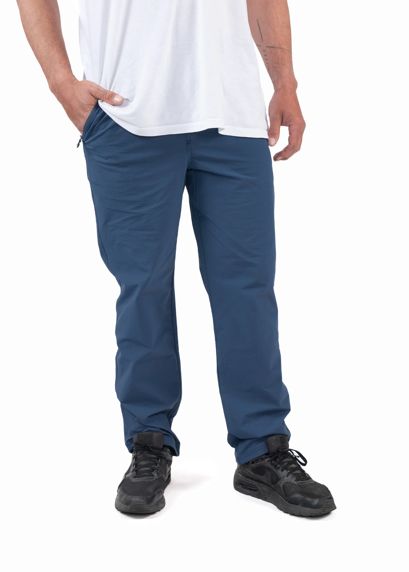 Pantalón Recto Nylon Light Rockers Hombre - Navy