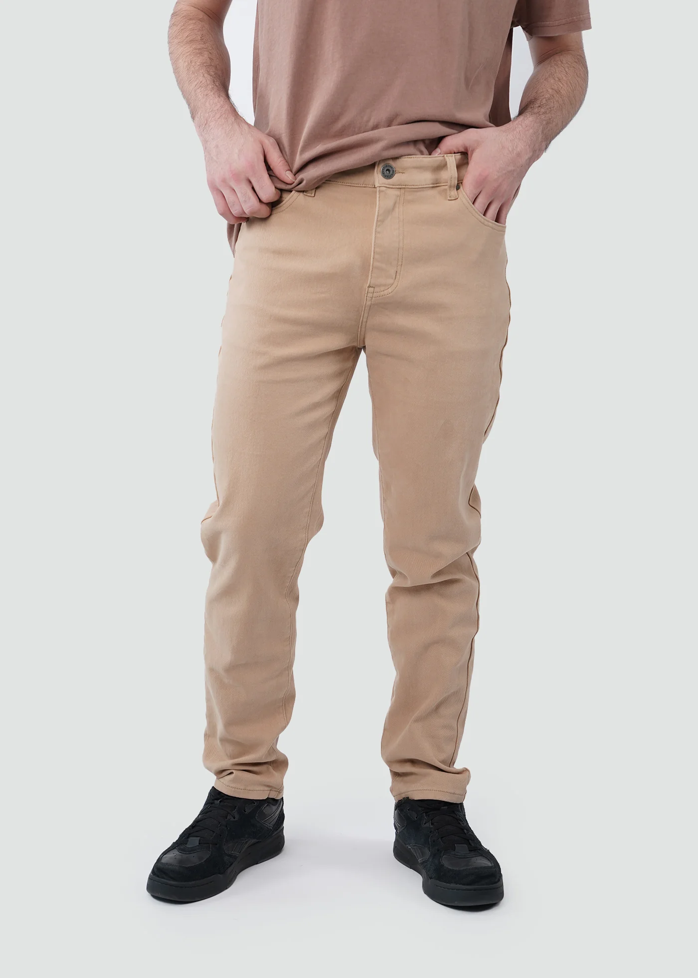 Pantalón Slim Algodón Daily Hombre - Caqui