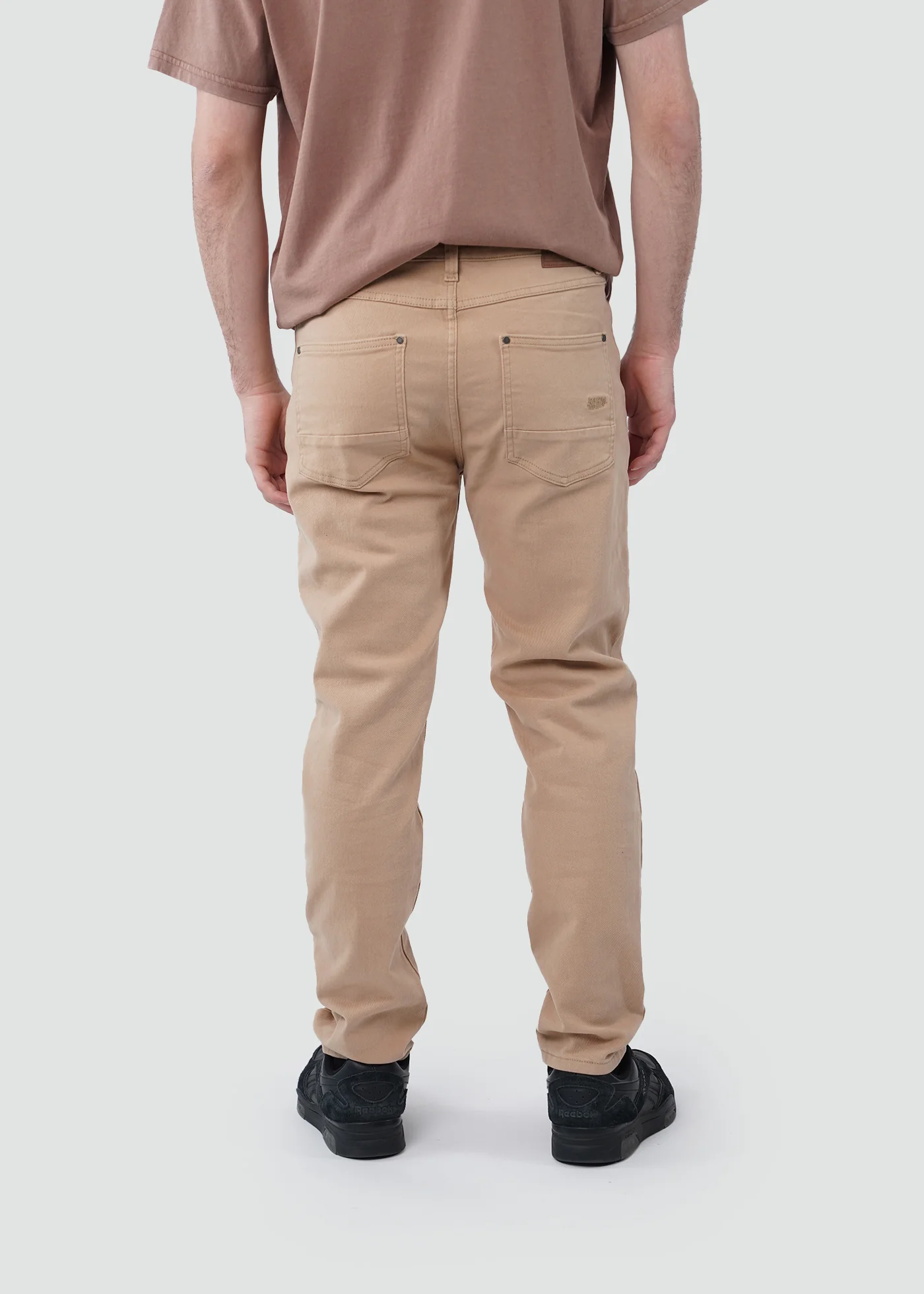Pantalón Slim Algodón Daily Hombre - Caqui - Image 4