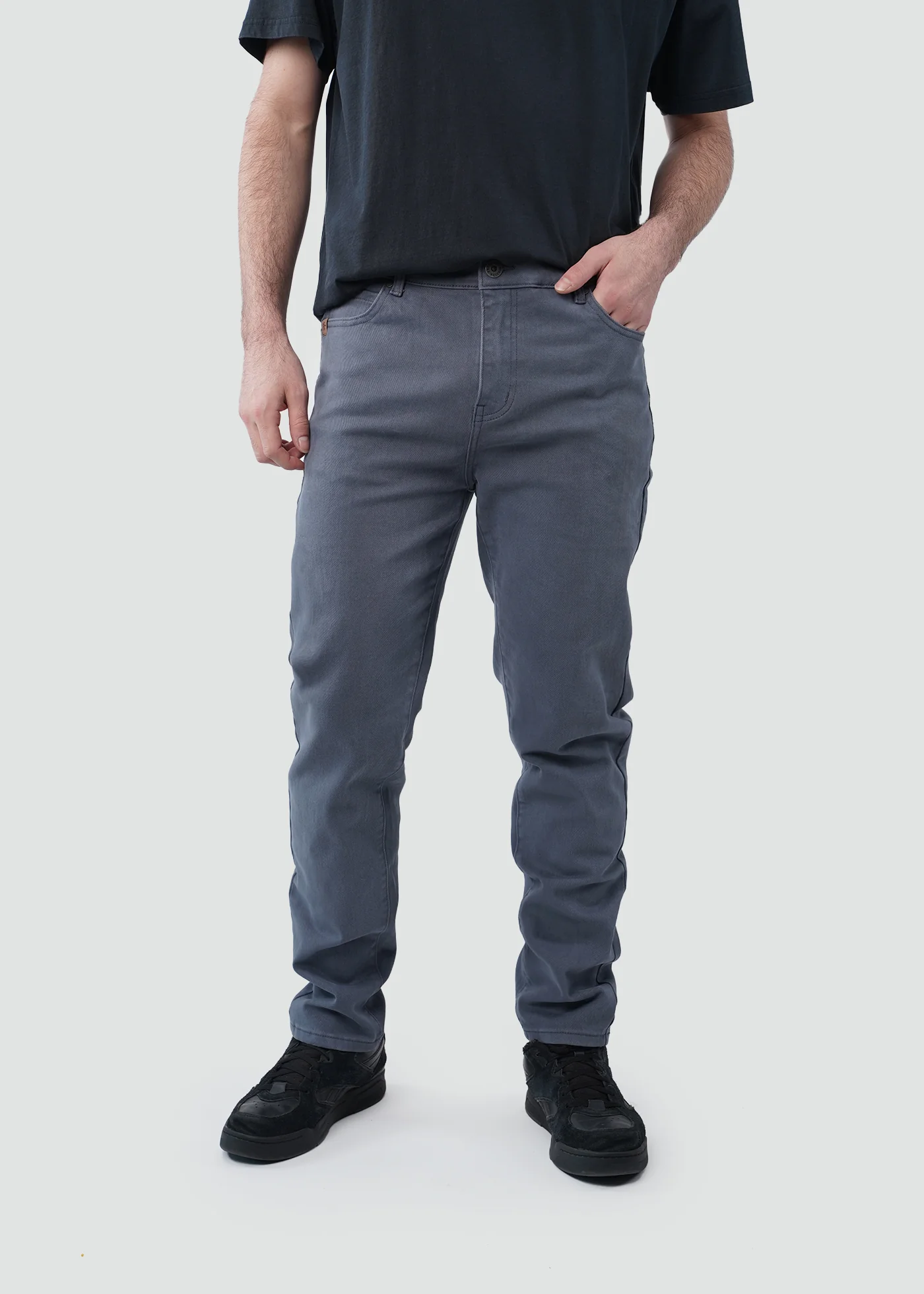 Pantalón Slim Algodón Daily Hombre - Denim - Image 3