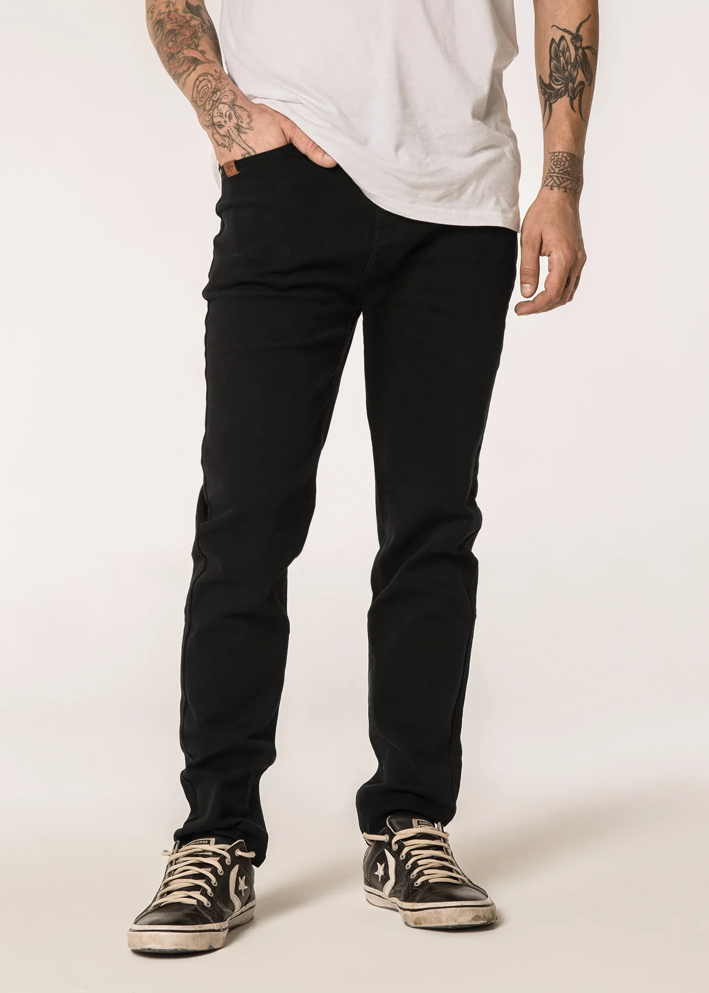 Pantalón Slim Algodón Daily Hombre - Negro