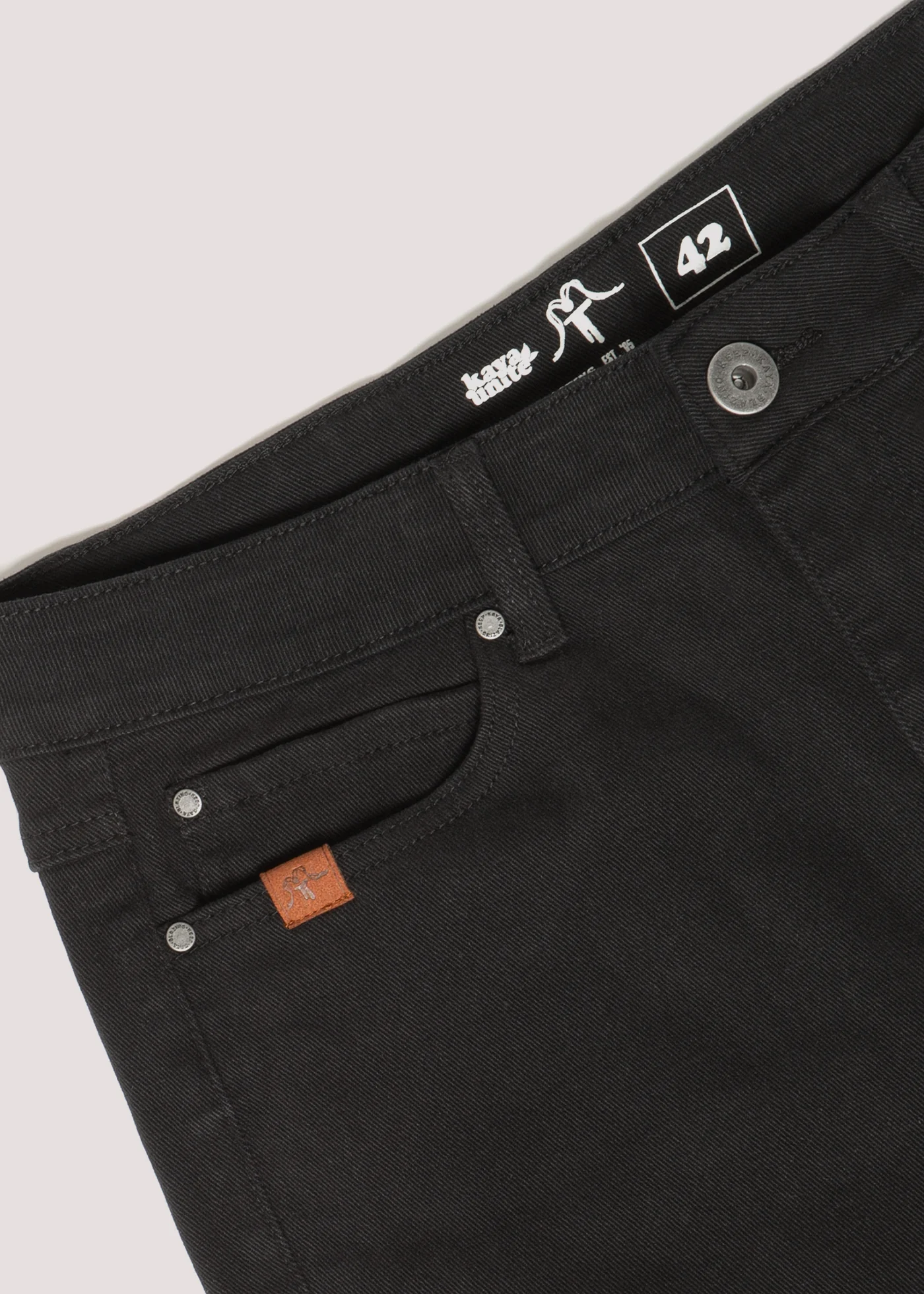 Pantalón Slim Algodón Daily Hombre - Negro - Image 5