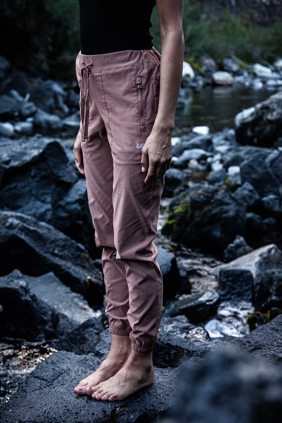Pantalón Slim Nylon Hikking Mujer - Terracota - Image 6