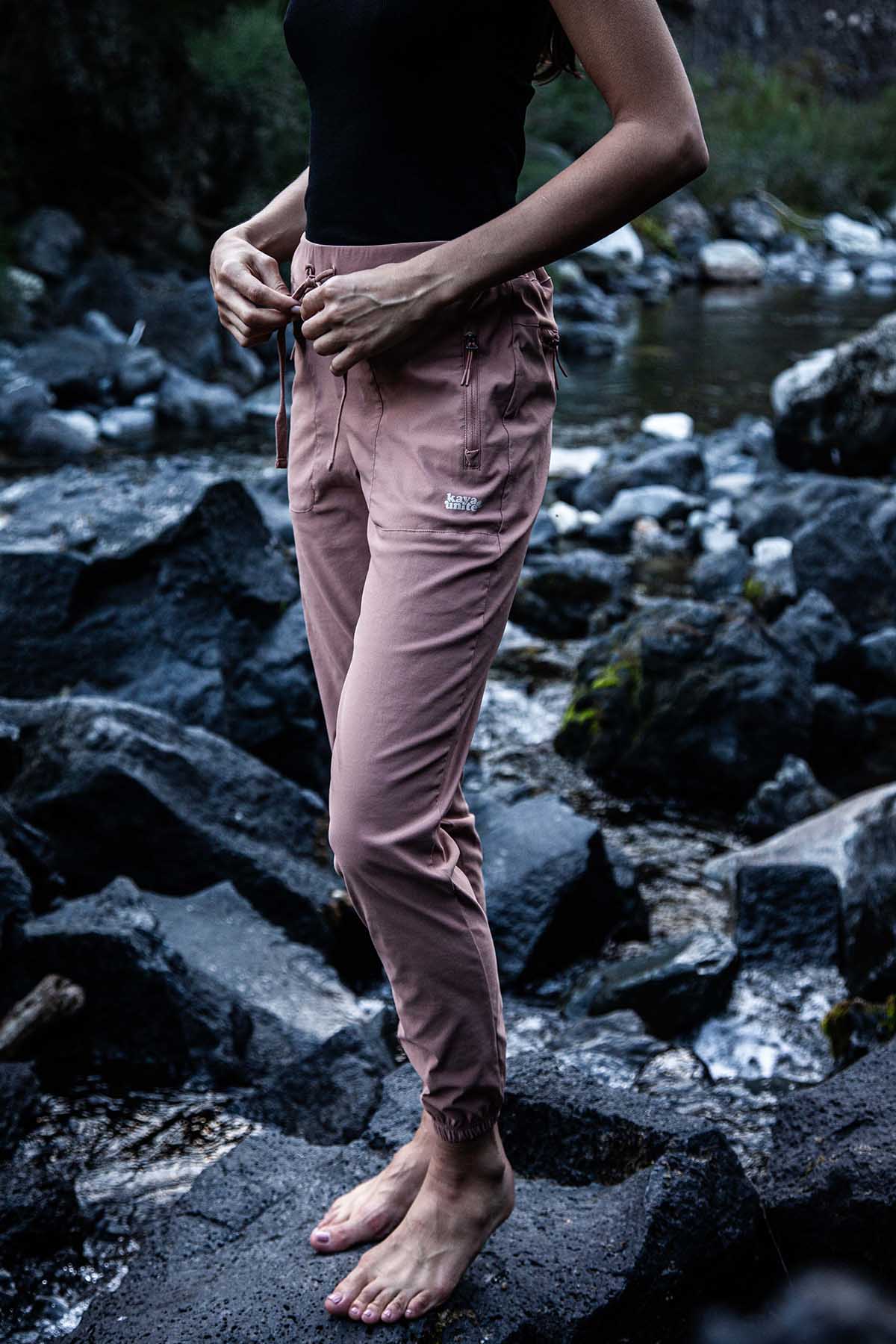 Pantalón Slim Nylon Hikking Mujer - Terracota - Image 7