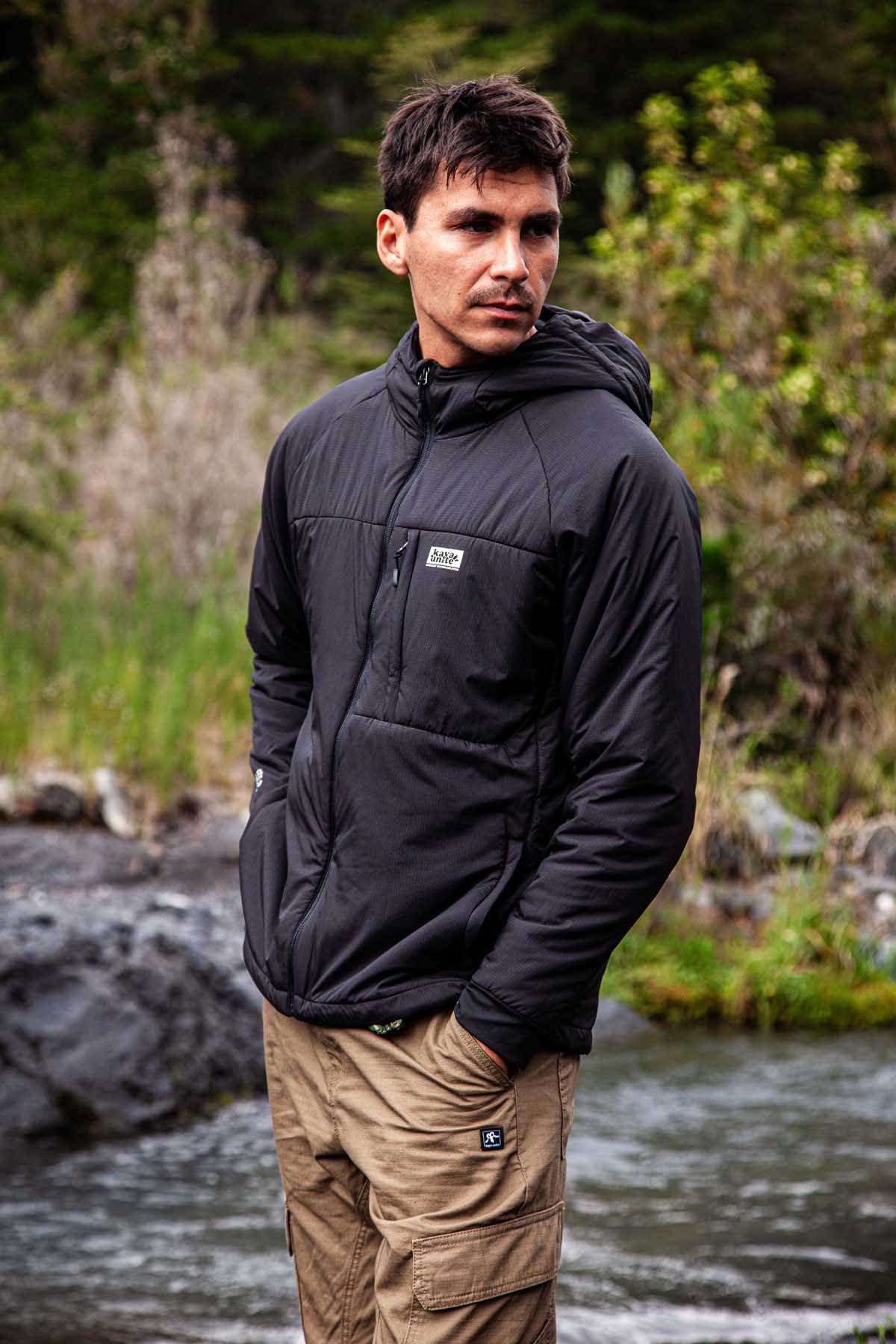 Parka Aysen Autoempacable Hombre - Negra - Image 2