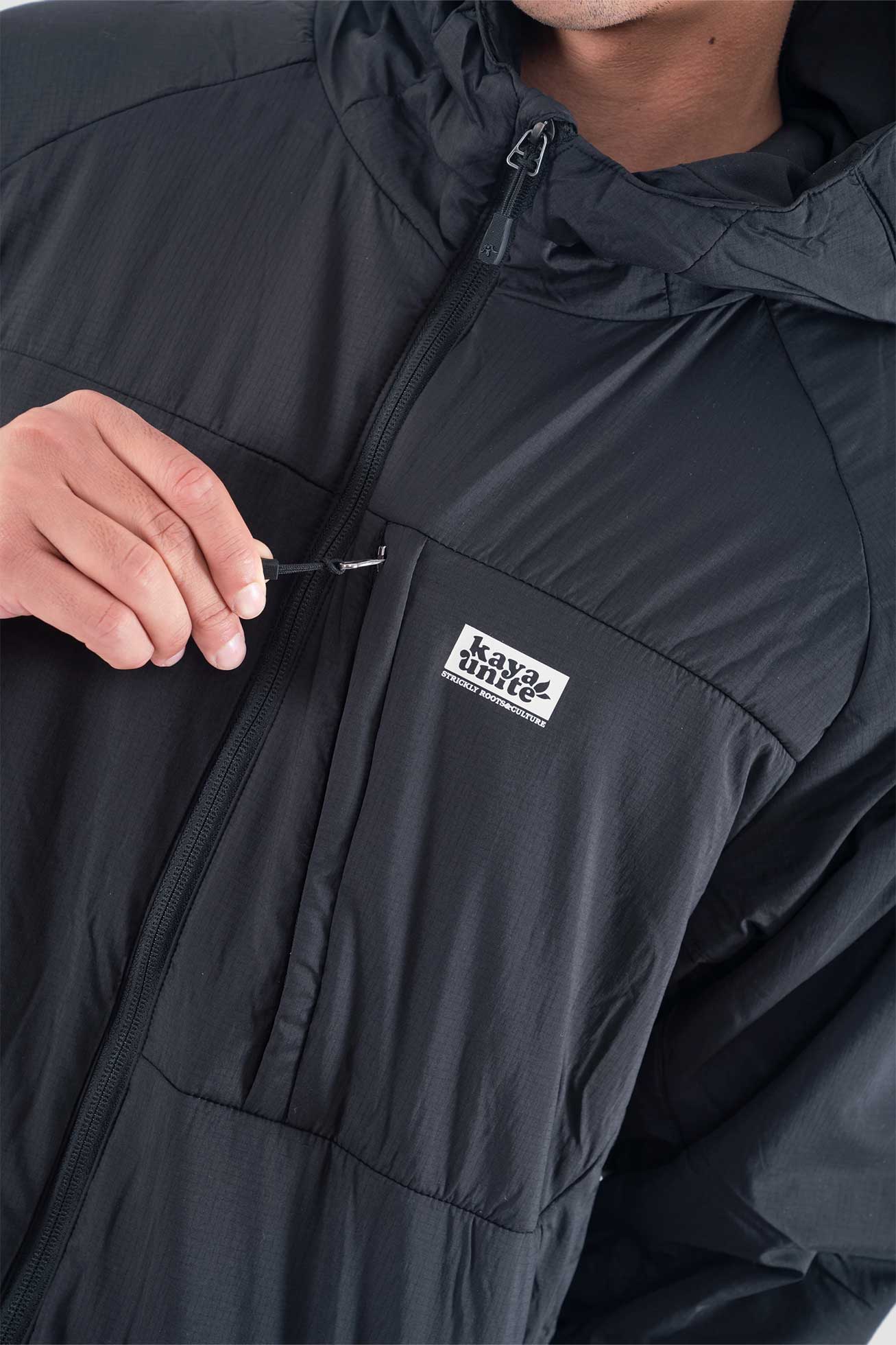Parka Aysen Autoempacable Hombre - Negra - Image 5