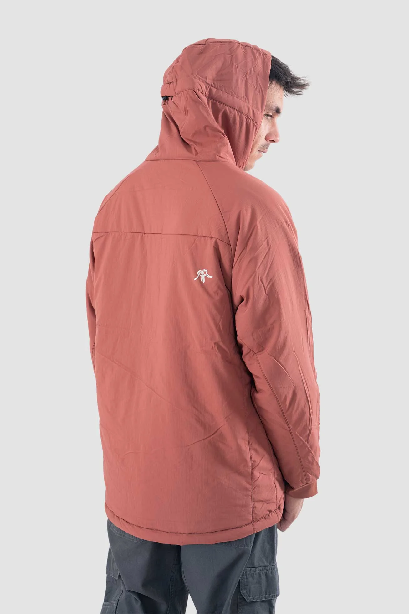 Parka Aysen Autoempacable Hombre - Terracota - Image 4