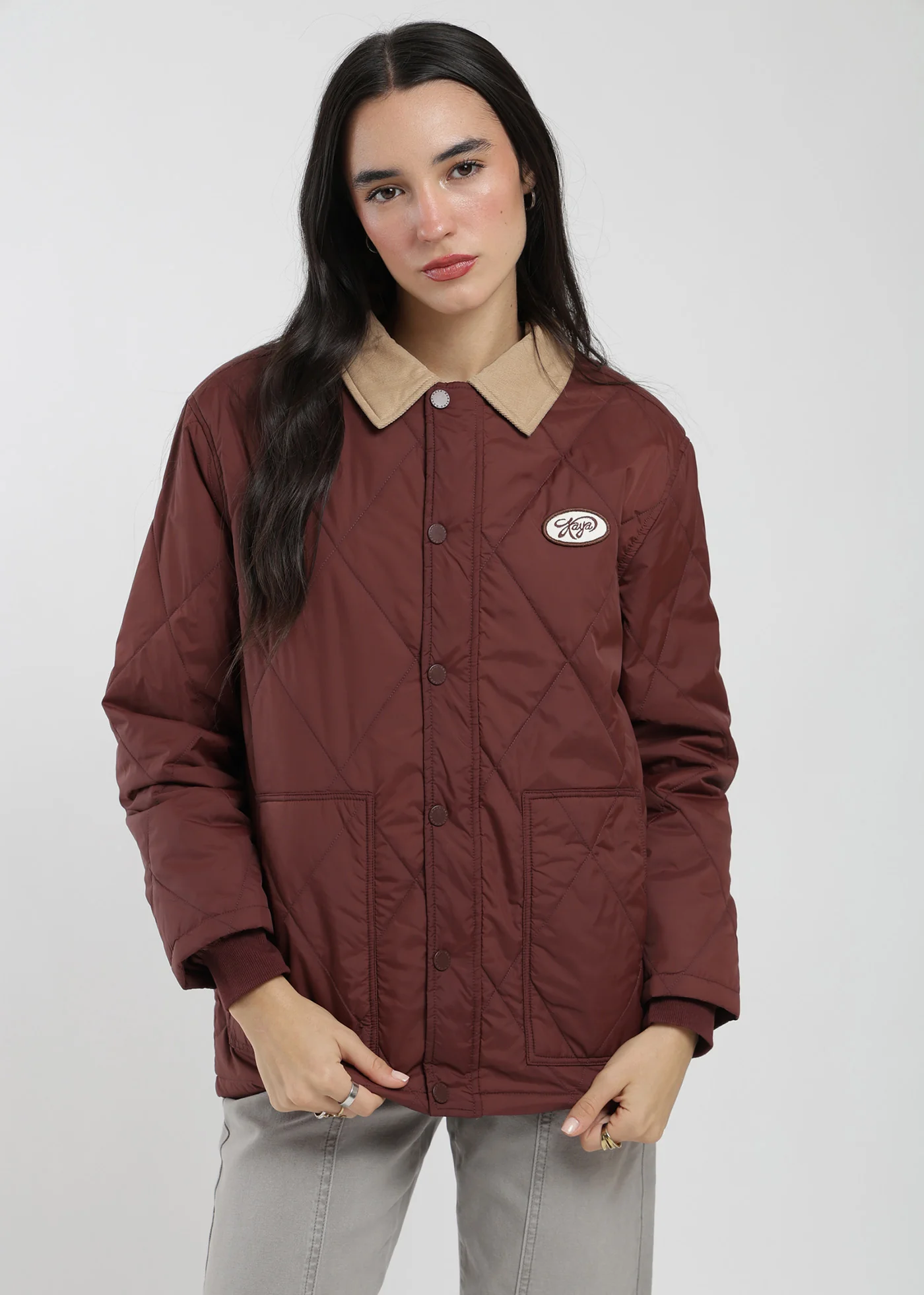 Parka Con Cierre Quilted Mujer - Image 5