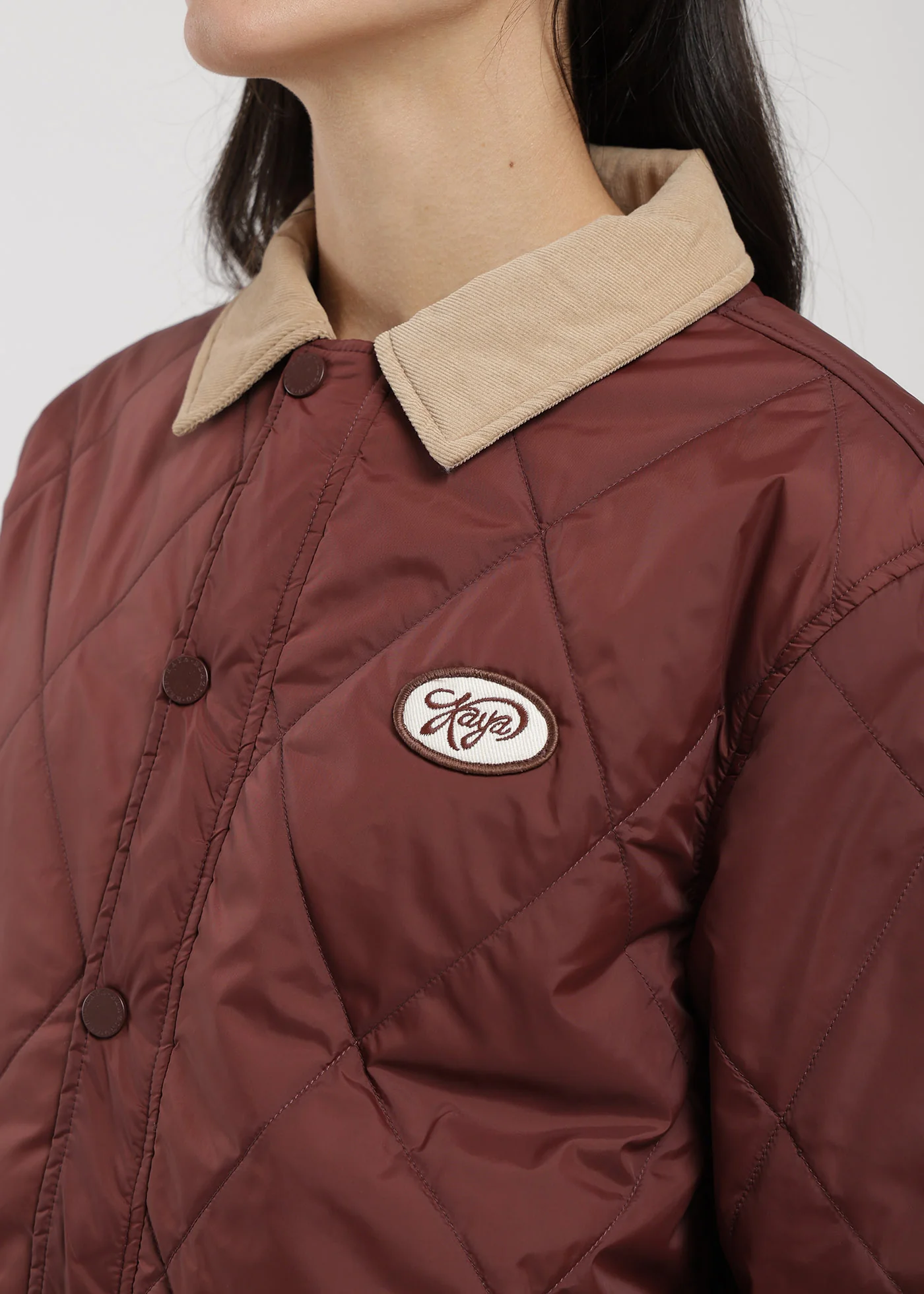 Parka Con Cierre Quilted Mujer - Image 6