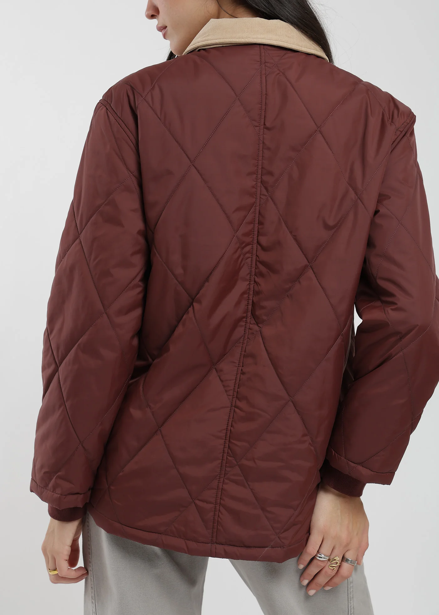 Parka Con Cierre Quilted Mujer - Image 9