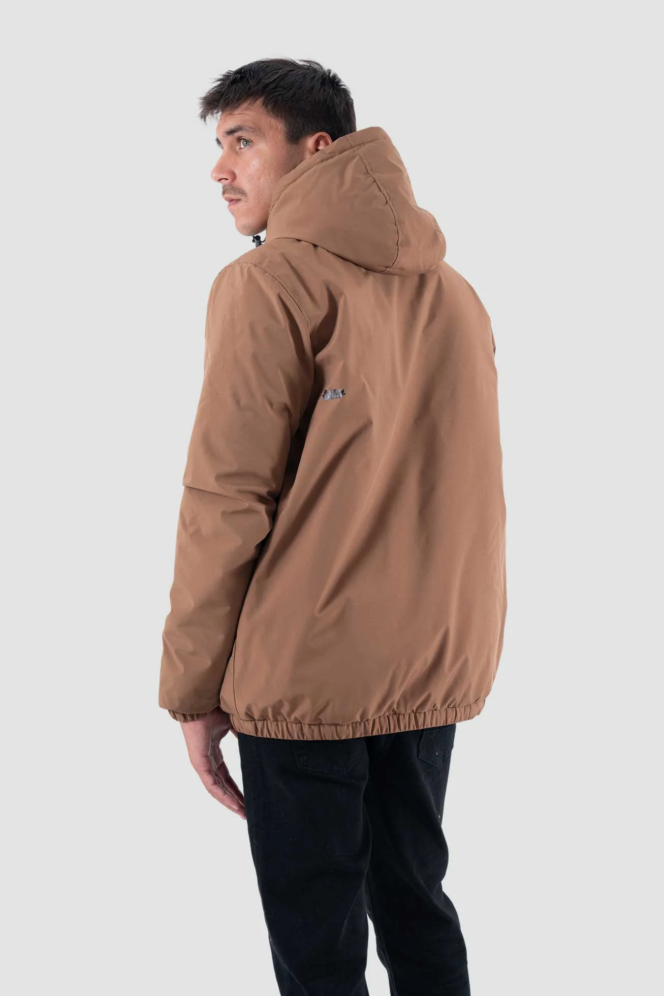 Parka Solid Hombre - Camel - Image 3