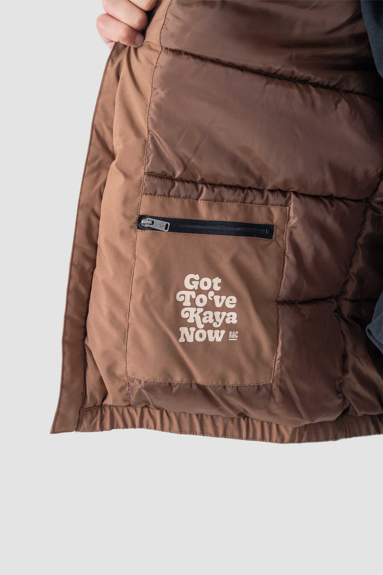 Parka Solid Hombre - Camel - Image 5