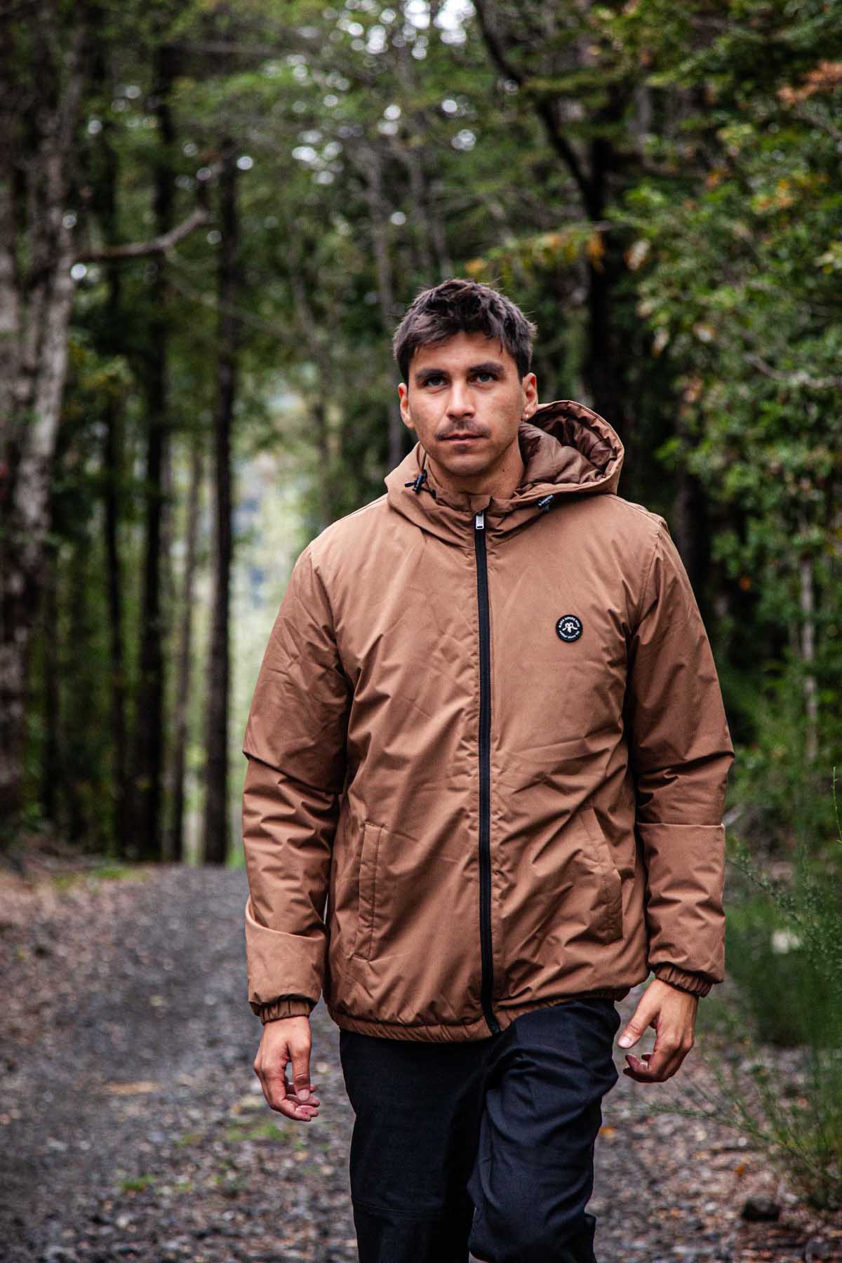 Parka Solid Hombre - Camel - Image 7