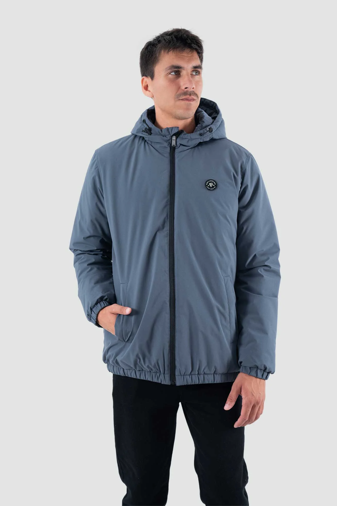 Parka Solid Hombre - Navy