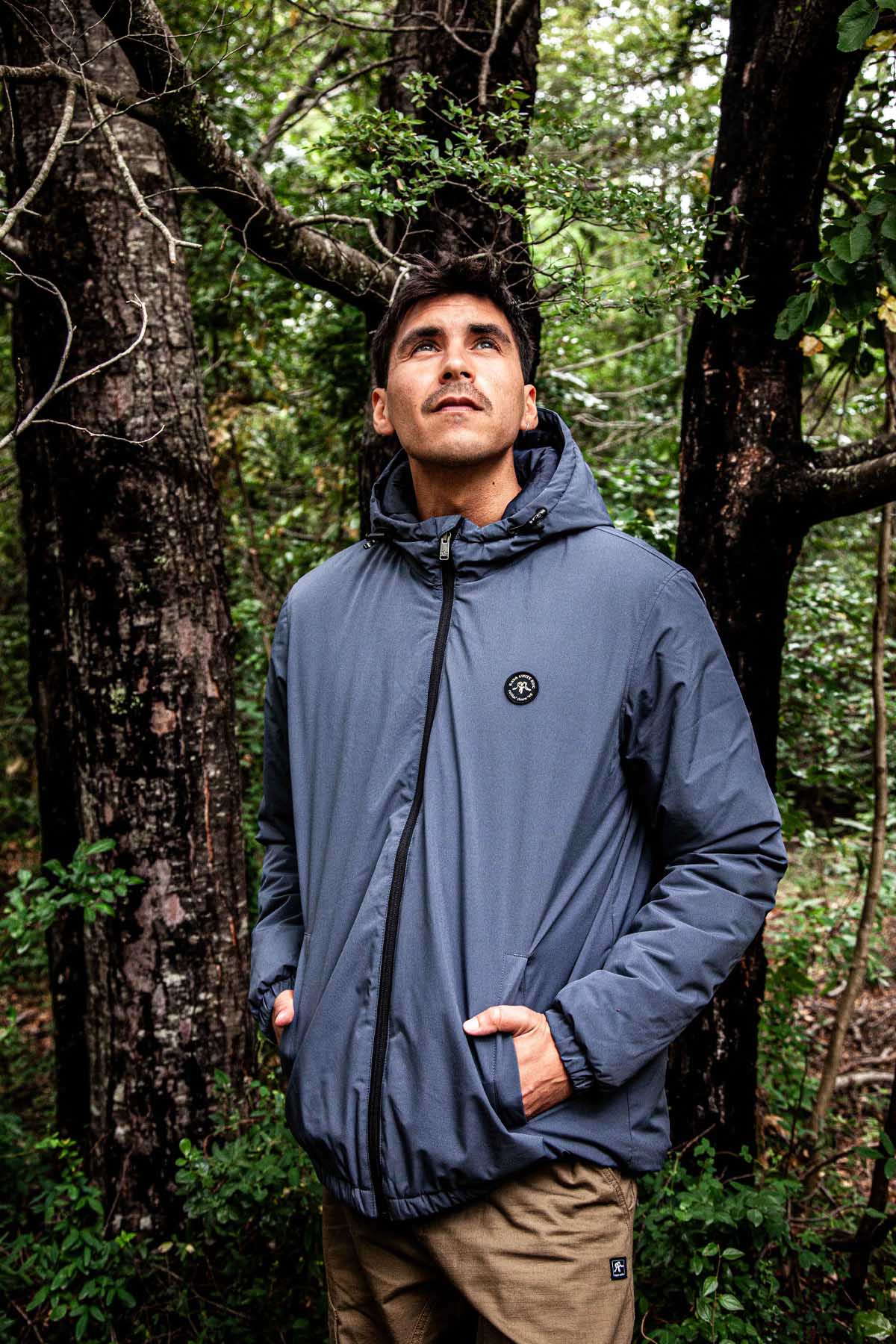 Parka Solid Hombre - Navy - Image 2