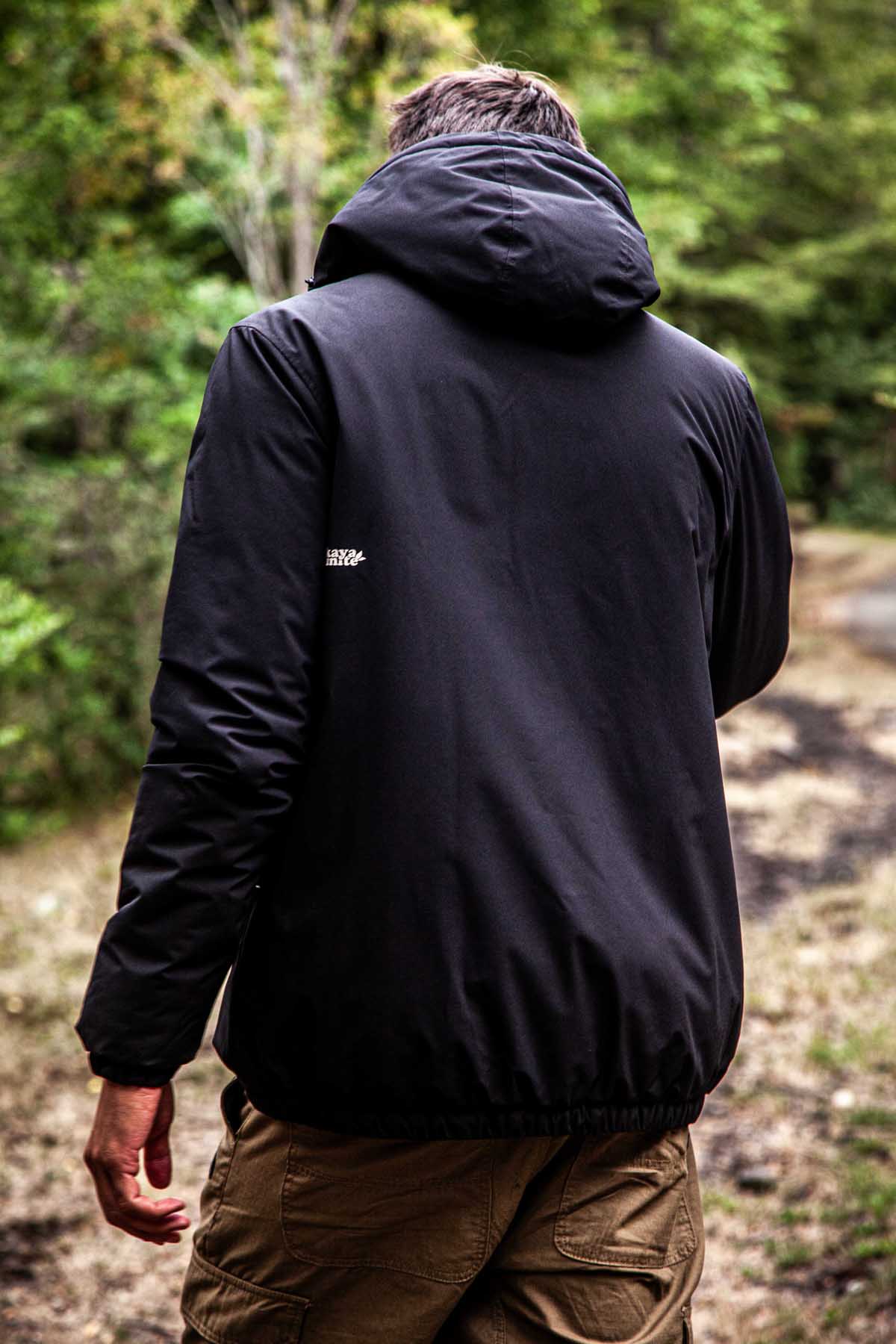 Parka Solid Hombre - Negra - Image 7