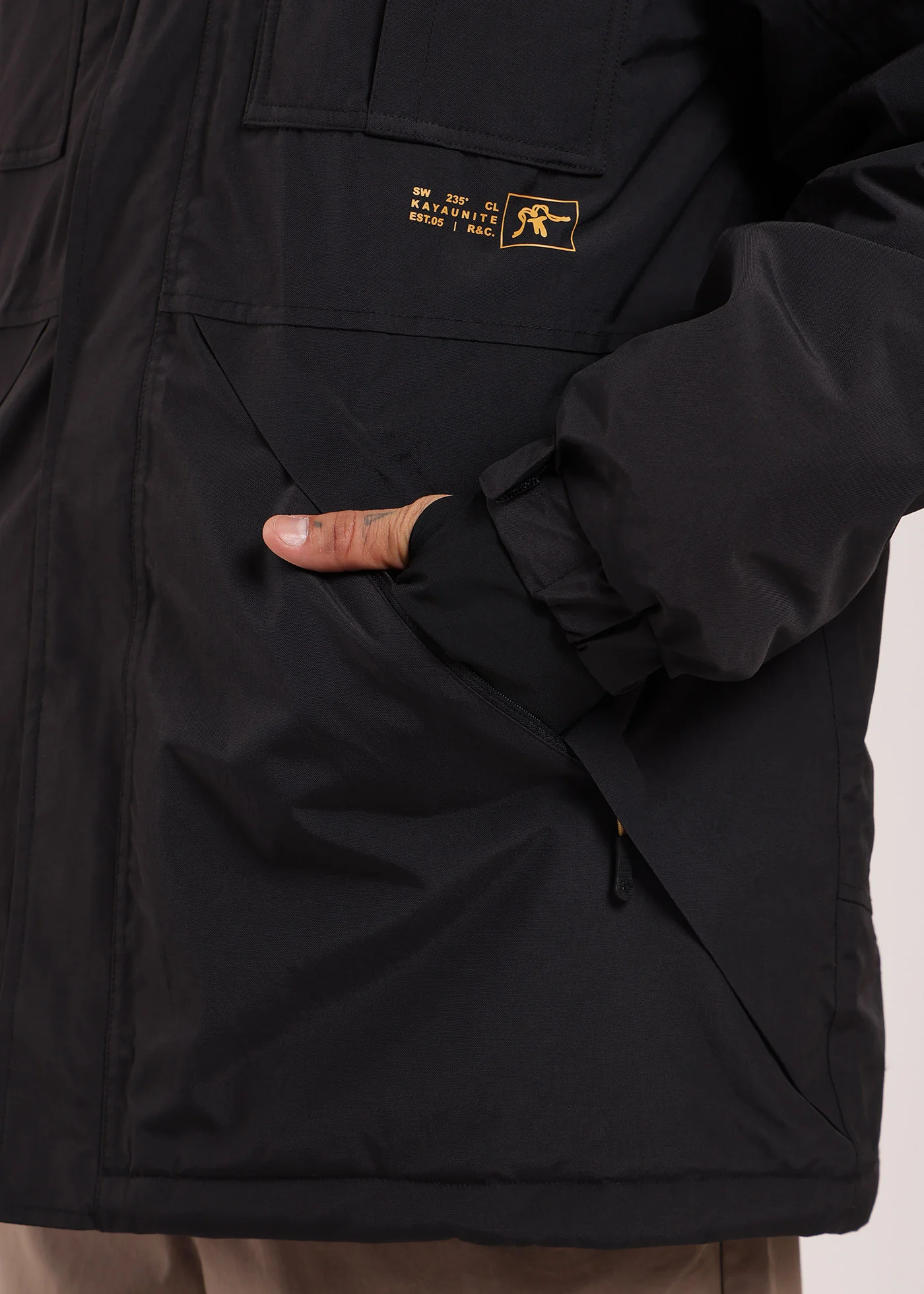 Parka Volcano Hombre - Negro - Image 5
