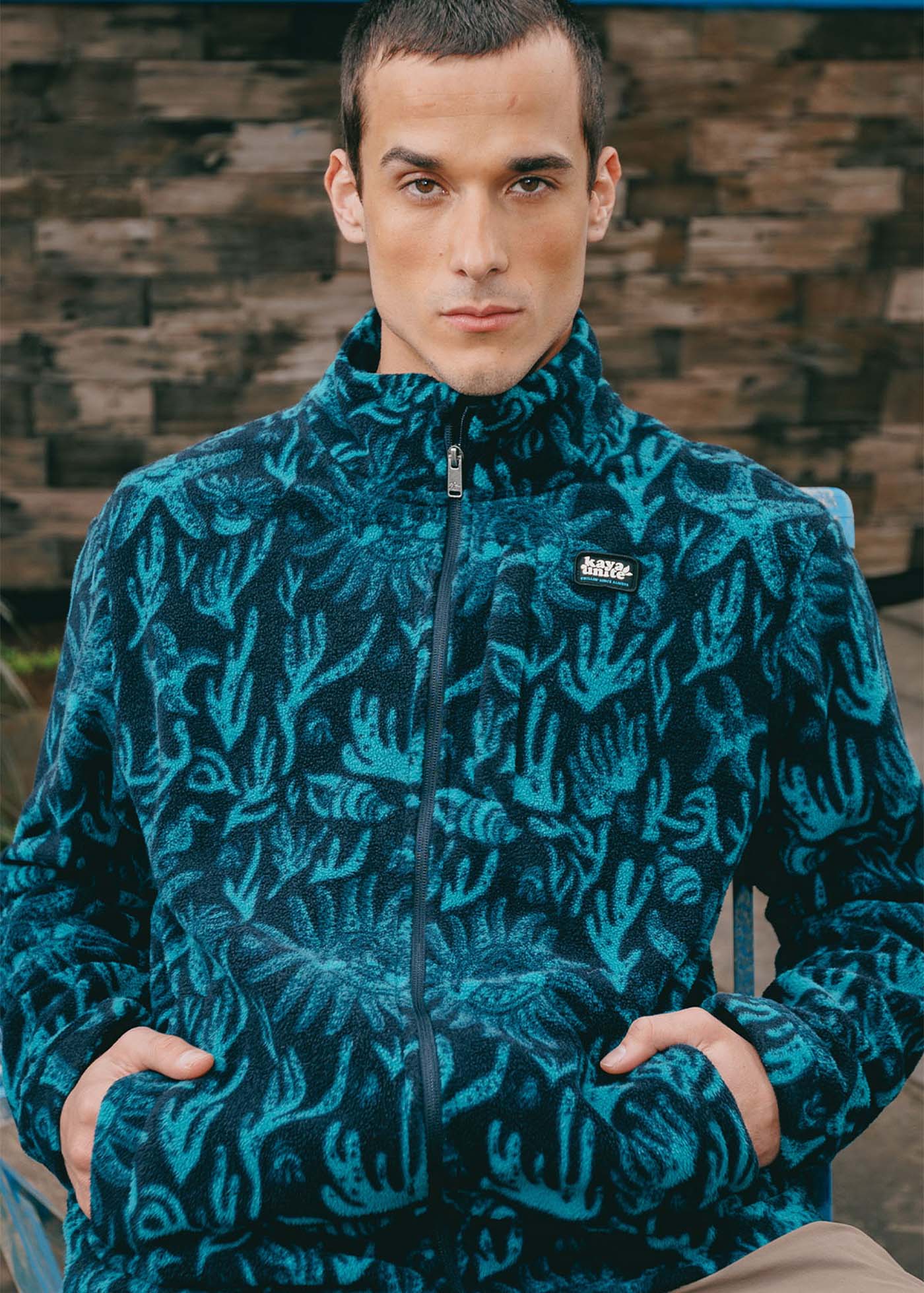 Polar Con Cierre Coral Hombre - Teal - Image 4
