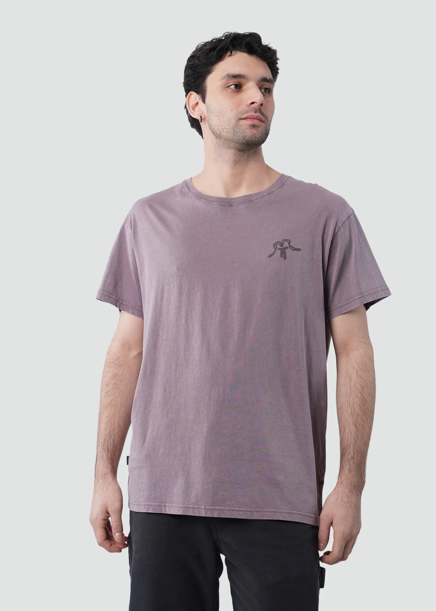 Polera Clásica Algodón Classy Hombre - Malva