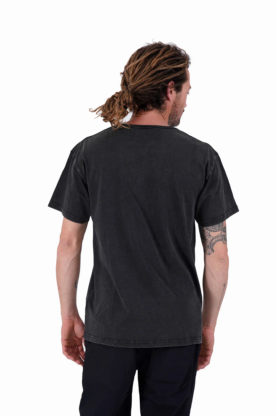 Polera Clásica Algodón Classy Hombre - Negra - Image 3