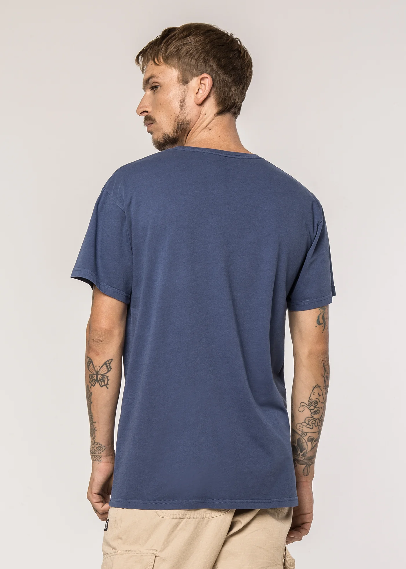 Polera Clásica Algodón Daily Hombre - Azul - Image 2