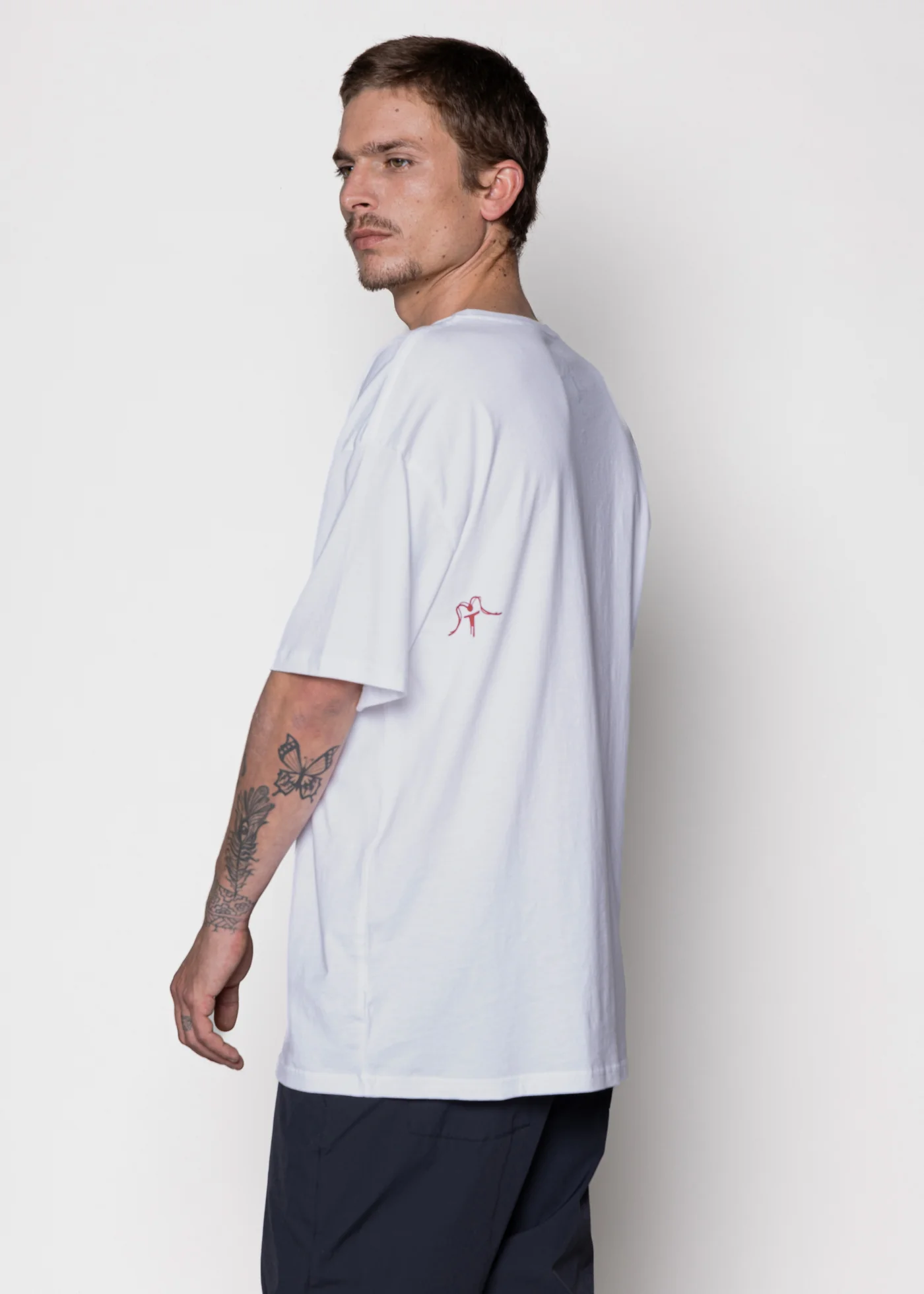 Polera Clásica Algodón Daily Hombre - Blanca - Image 3
