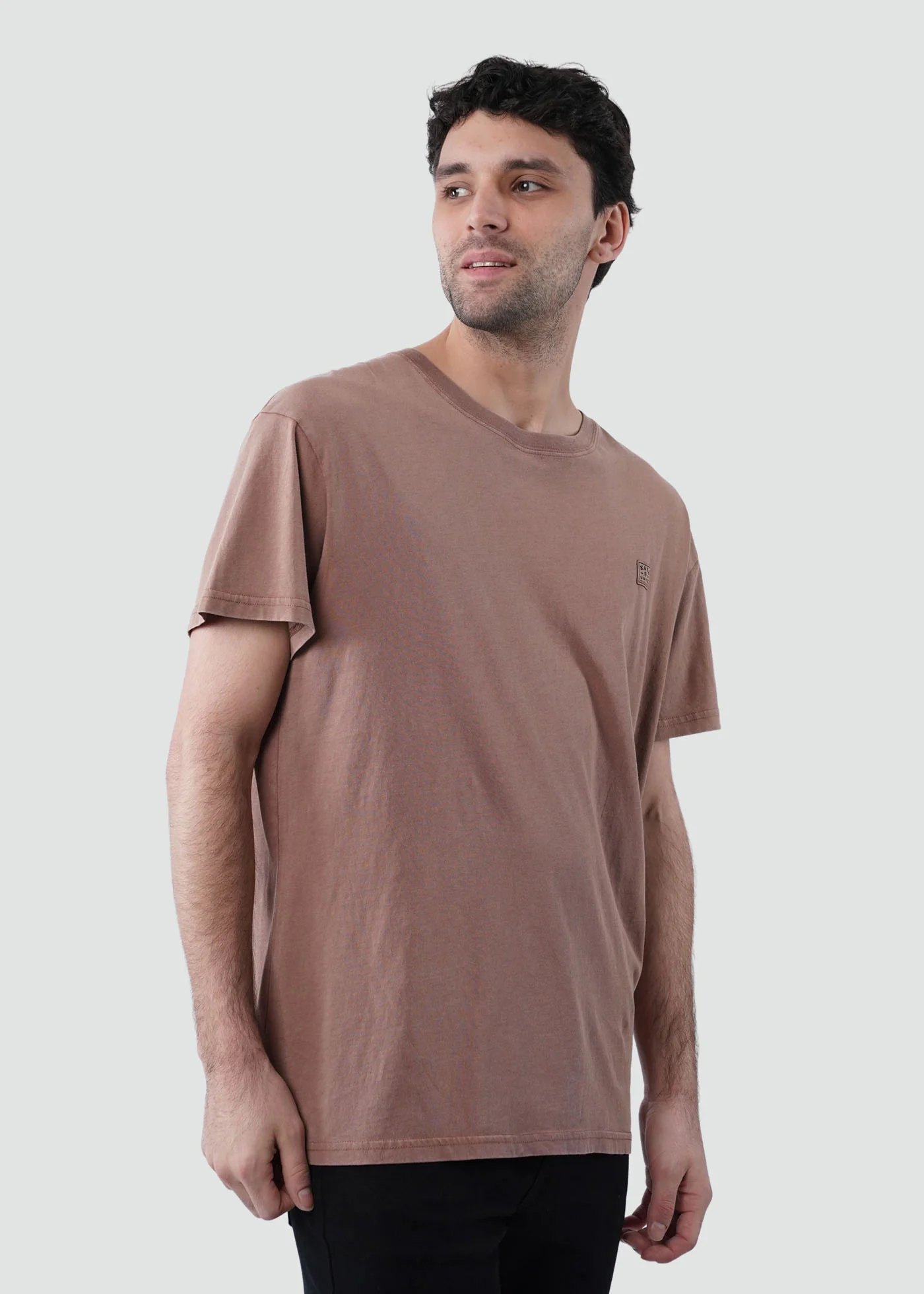 Polera Clásica Algodón Daily Hombre - Mocha