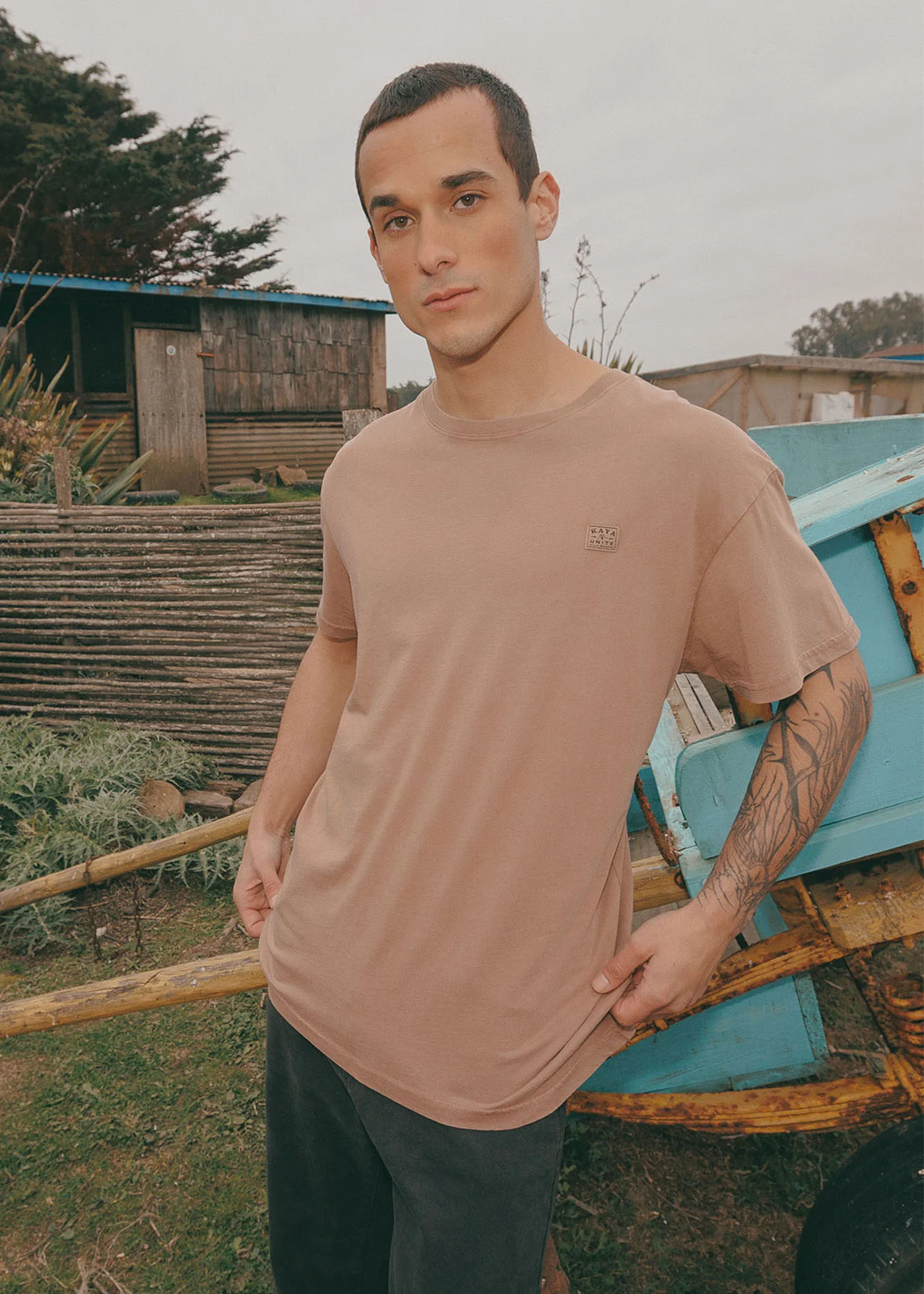 Polera Clásica Algodón Daily Hombre - Mocha - Image 4