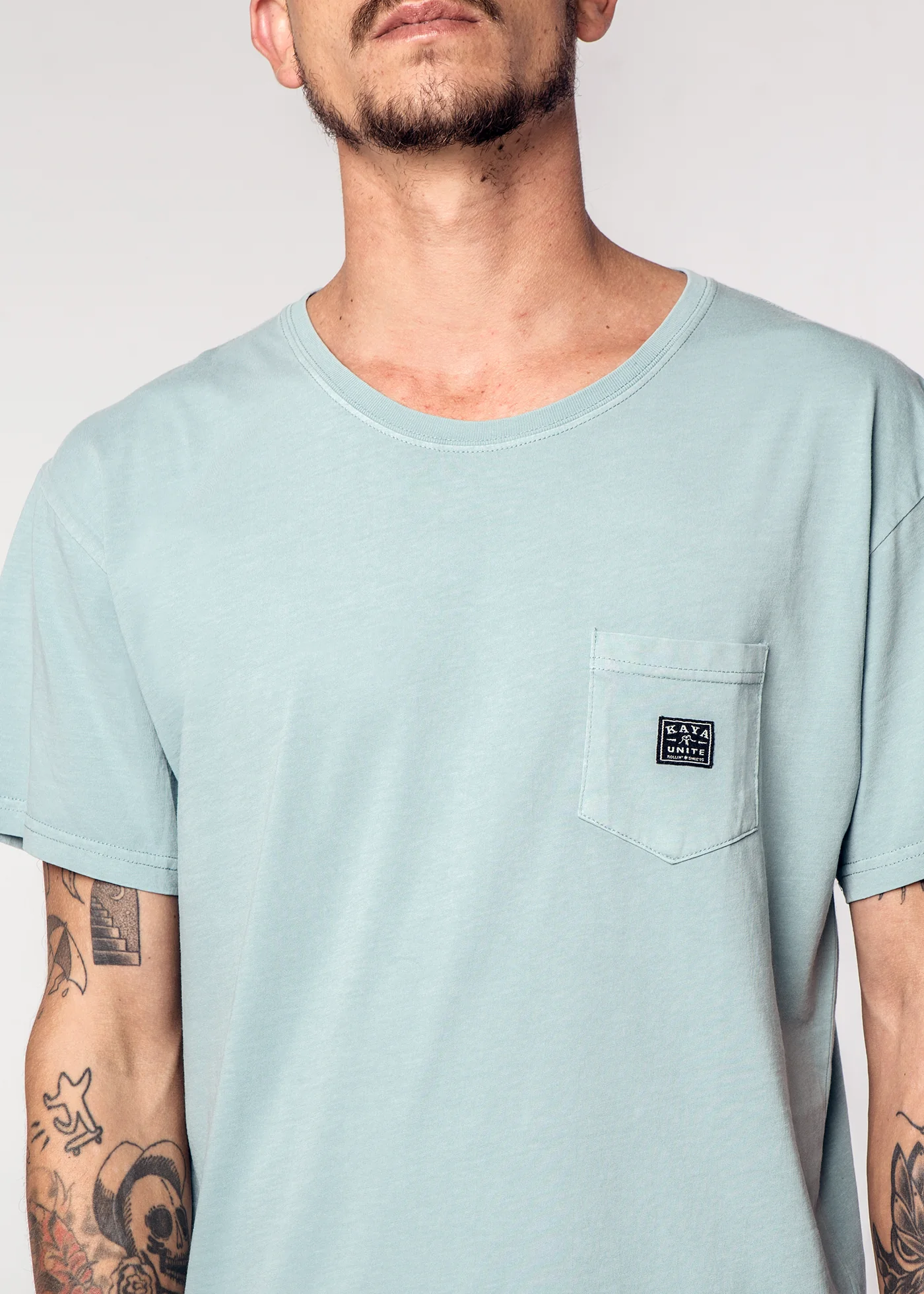 Polera Clásica Algodón Daily Hombre - Verde Claro - Image 4