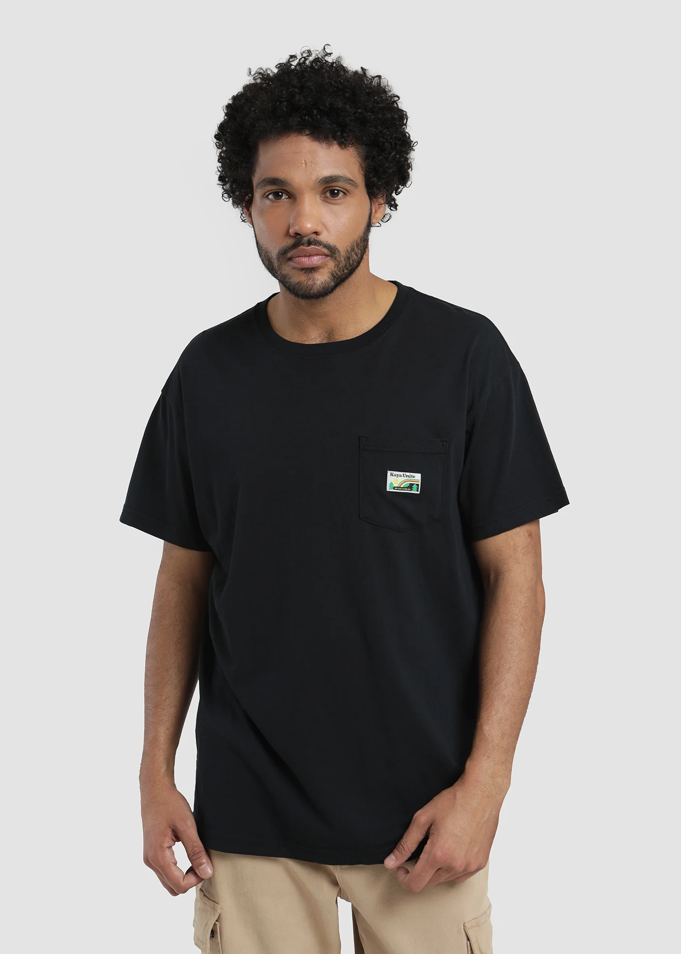 Polera Clásica Algodón Daily Patch Hombre
