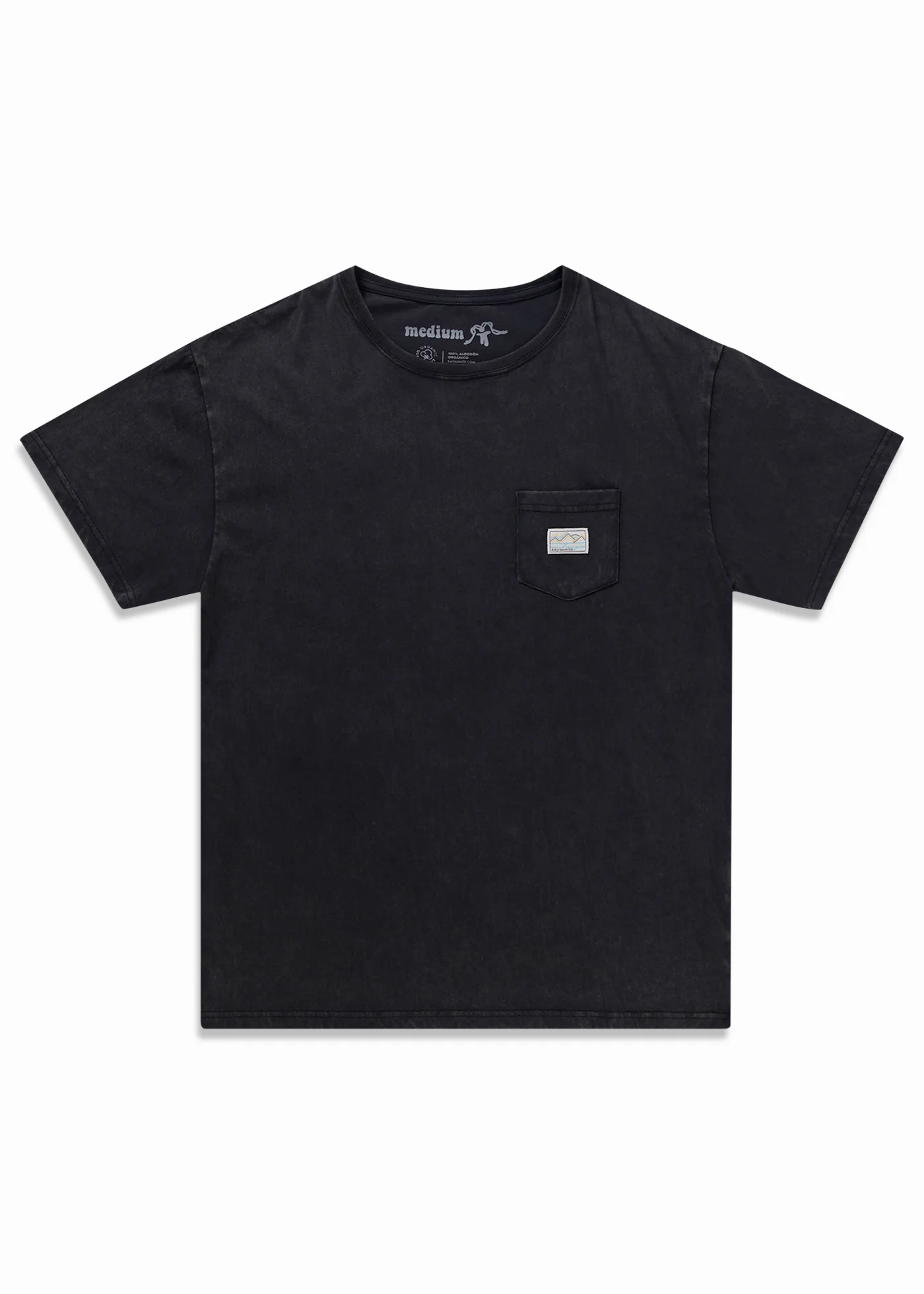 Polera Clásica Algodón Daily Woven Hombre - Negra - Image 2