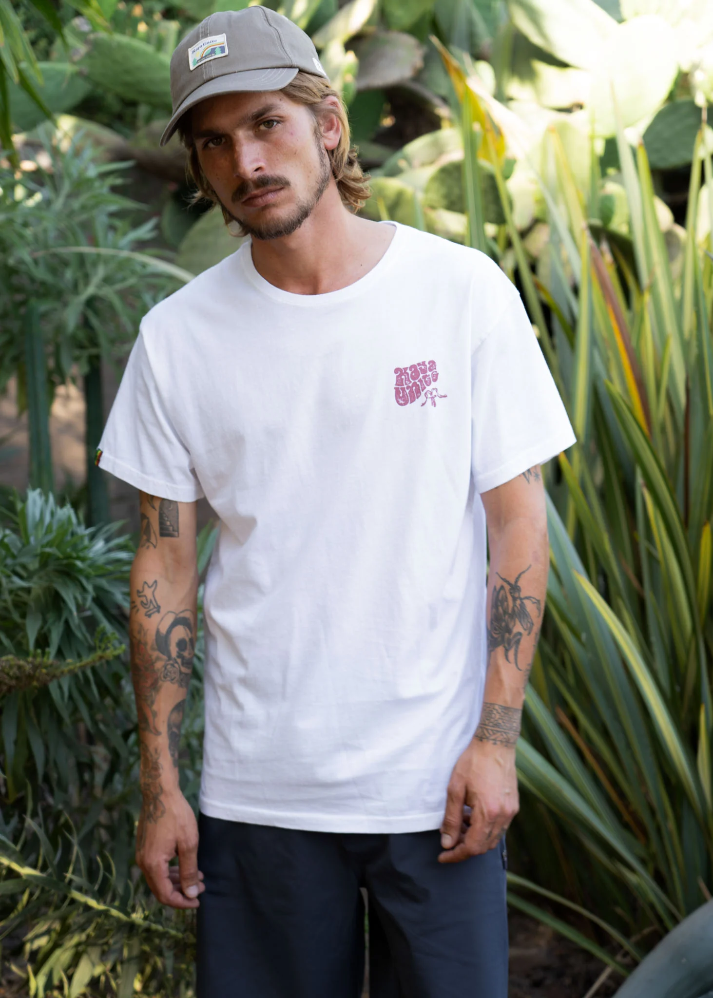Polera Clásica Algodón Orgánico Classy Hombre - Blanca - Image 3
