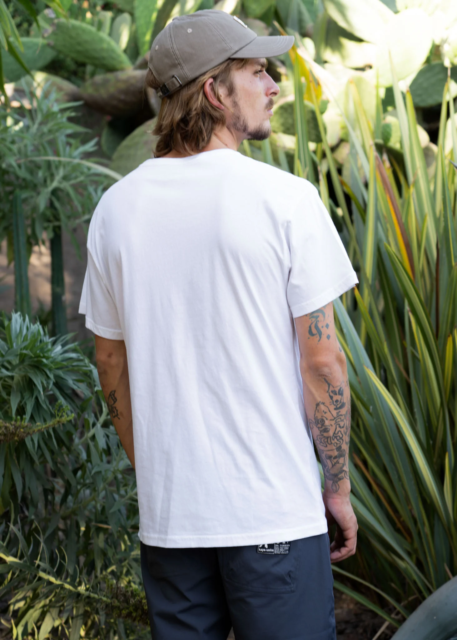Polera Clásica Algodón Orgánico Classy Hombre - Blanca - Image 5