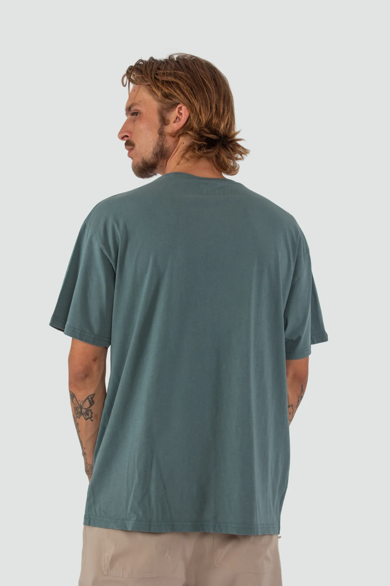 Polera Clásica Algodón Orgánico Classy Hombre - Petrol - Image 2