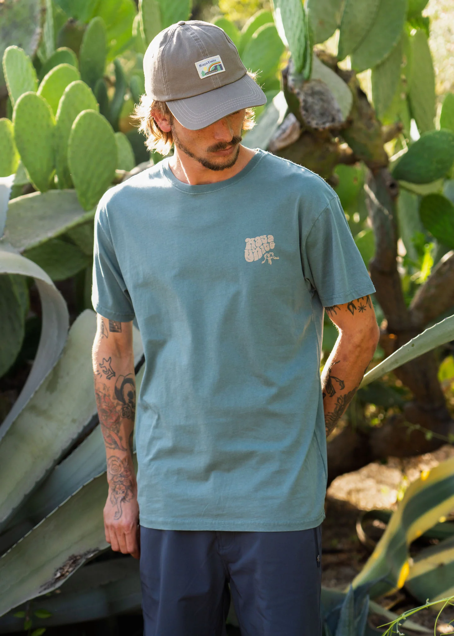 Polera Clásica Algodón Orgánico Classy Hombre - Petrol - Image 3