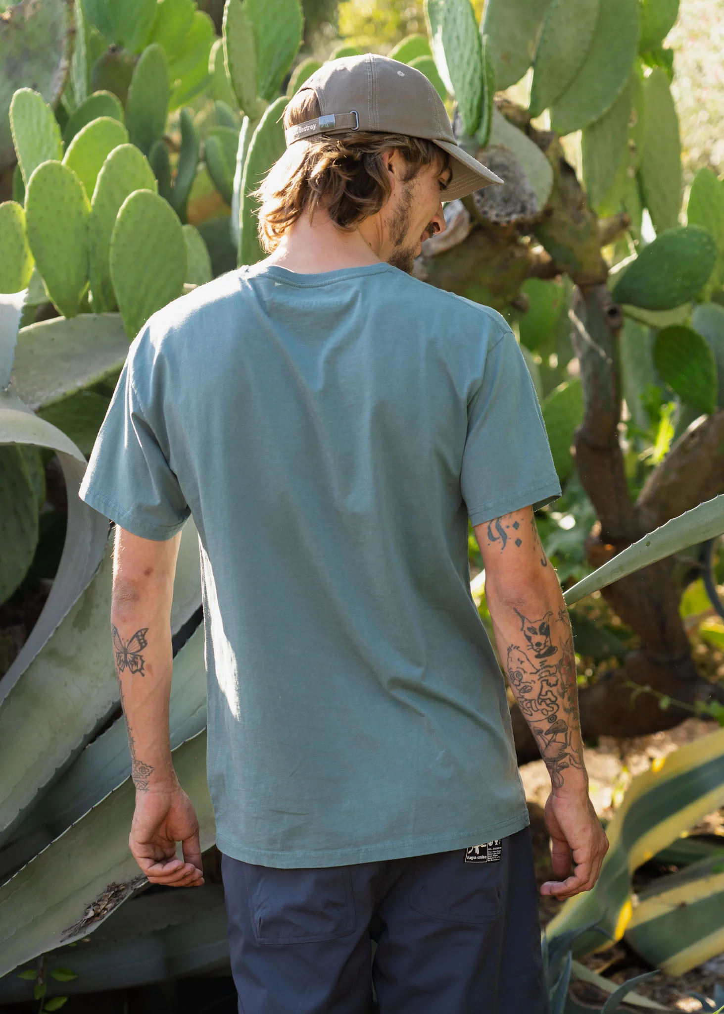 Polera Clásica Algodón Orgánico Classy Hombre - Petrol - Image 5
