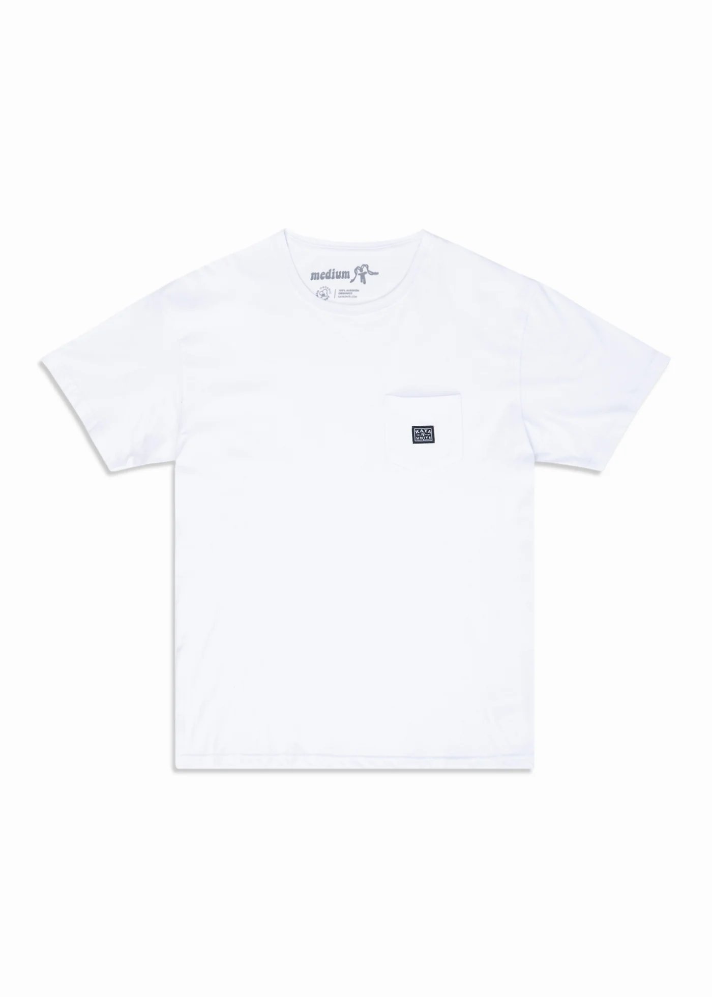 Polera Clásica Algodón Orgánico Daily Hombre - Blanca - Image 2